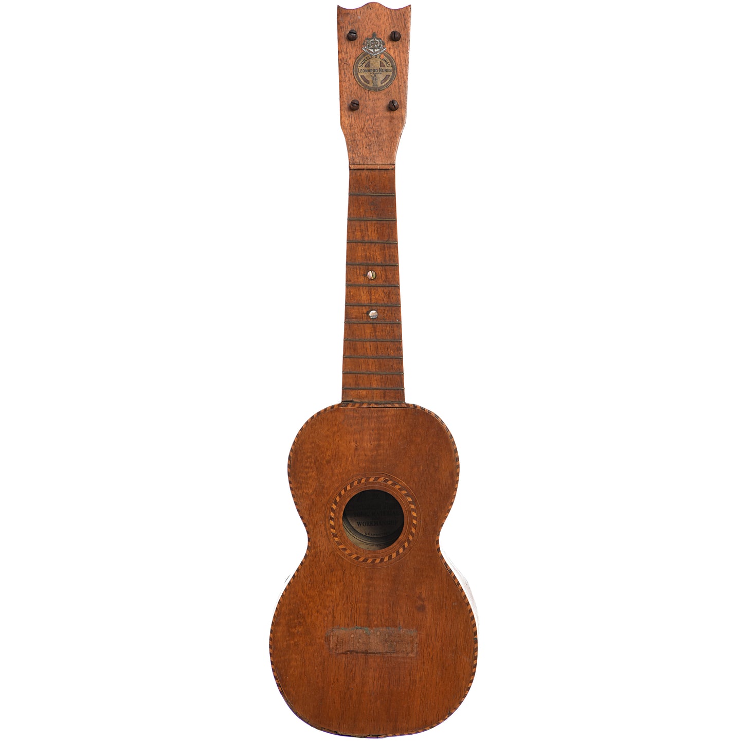 Full front of Leonardo Nunes Ukulele o' Hawaii Mini #2 Ukulele