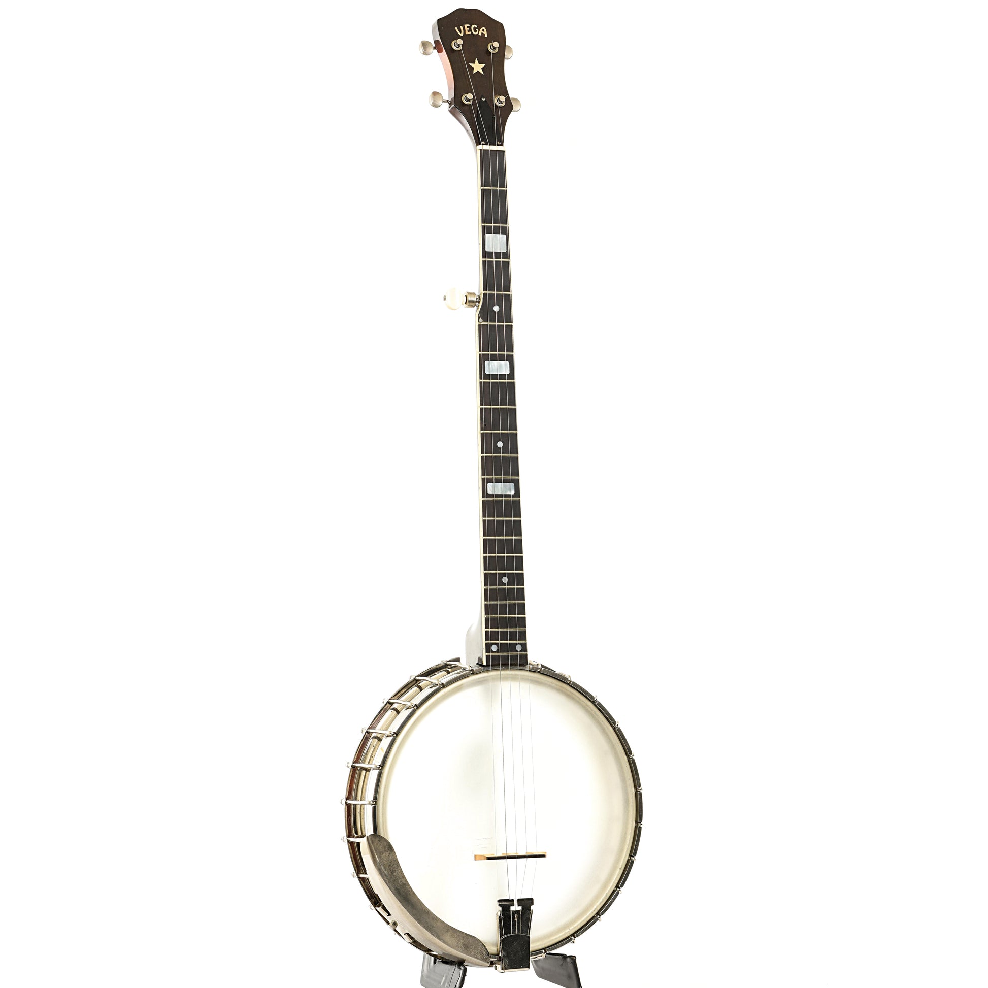 Full Front of Vega FP-5 Folk Professional Open Back Banjo (1964)