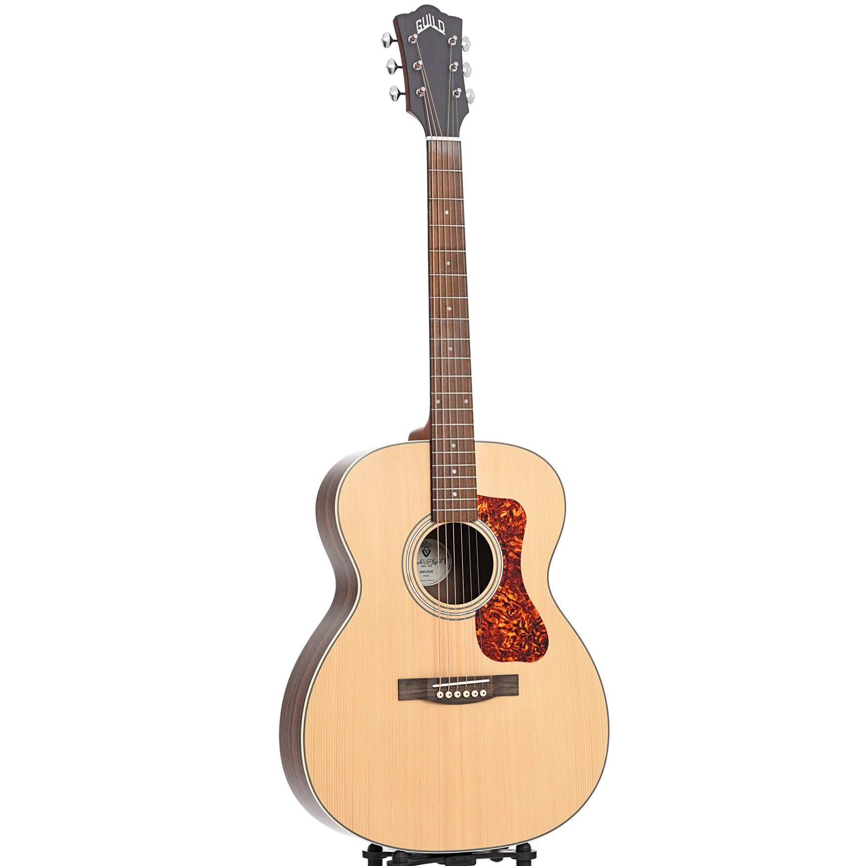 Guild OM-250E Limited Archback Natural Acoustic Guitar – Elderly Instruments