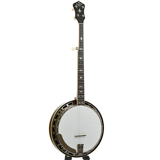 Full front and side of Recording RK-R36-B Madison Deluxe Resonator Banjo