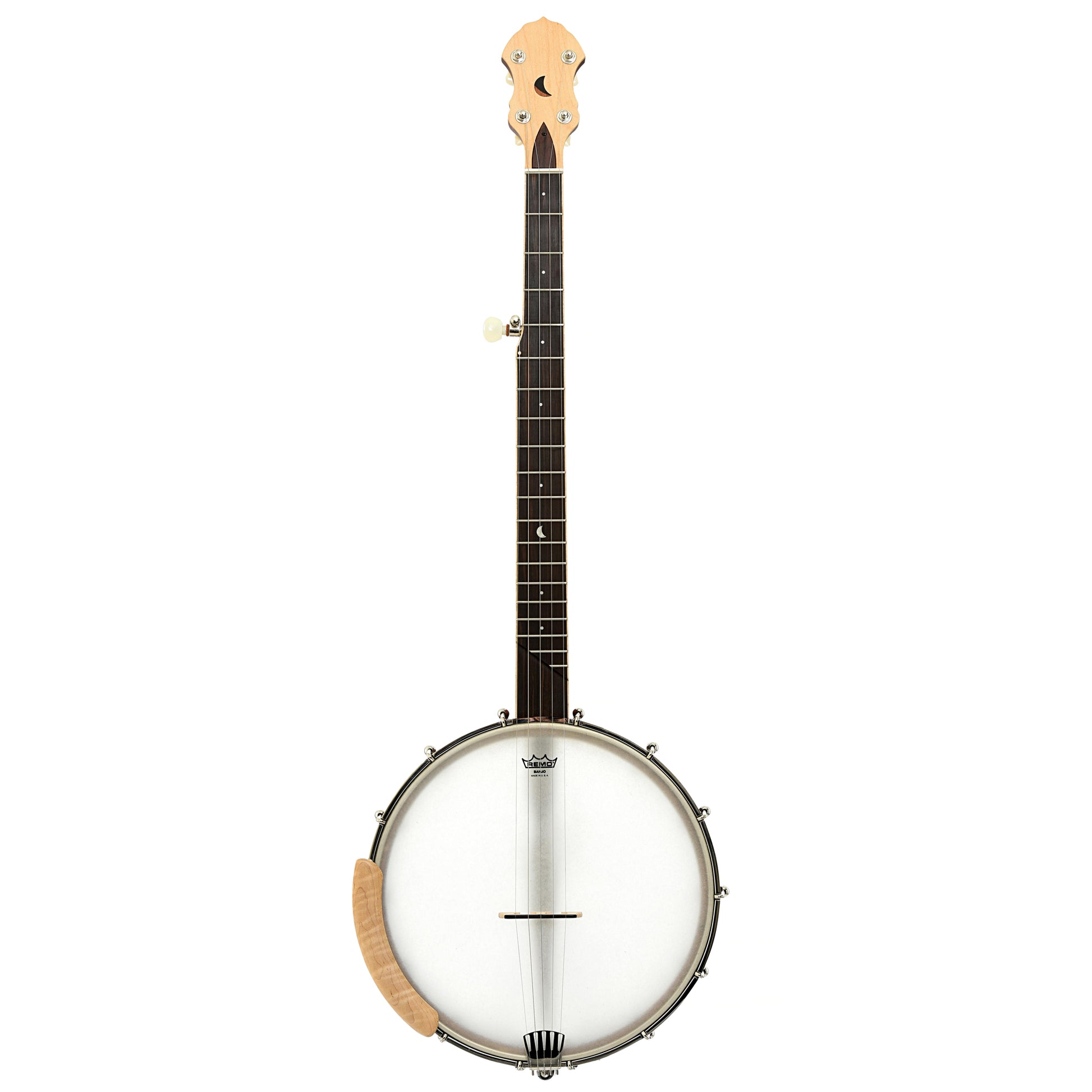 Full front of Gold Tone HM100 HIgh Moon Open Back Banjo 