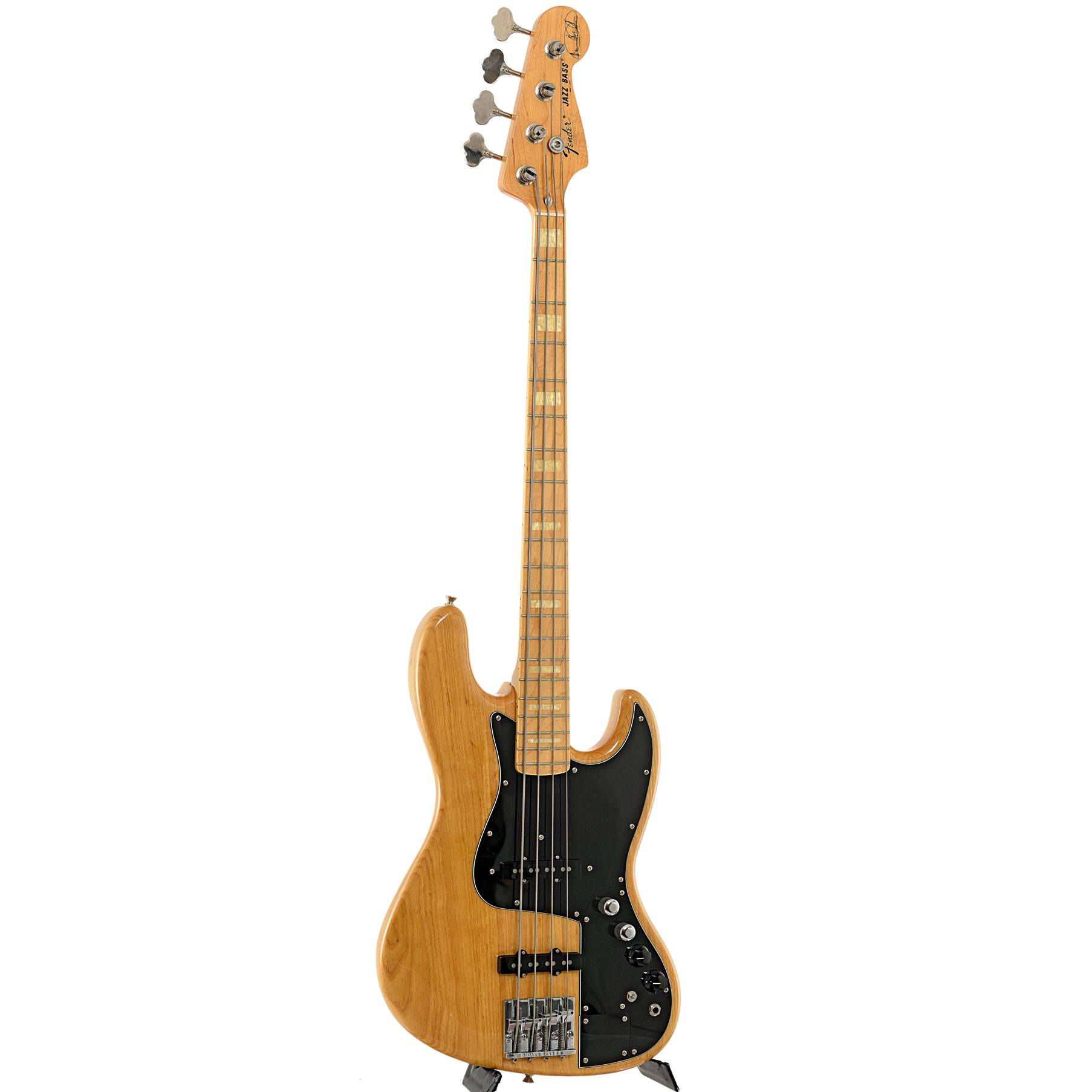 Full front and side of Fender Marcus Miller Jazz Bass (c.2005)