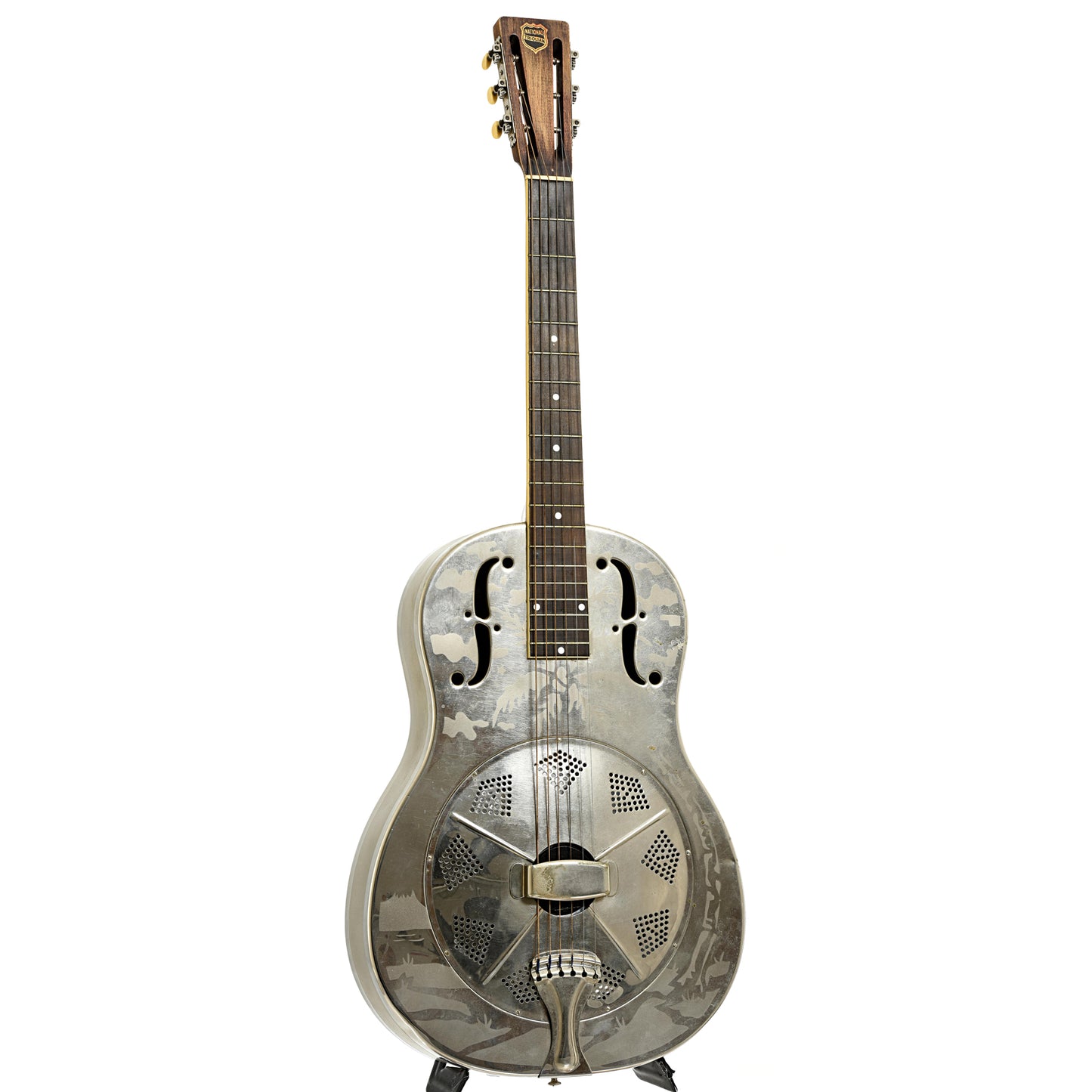 Full front and side of National Style 0 Variation 5 Resonator Guitar