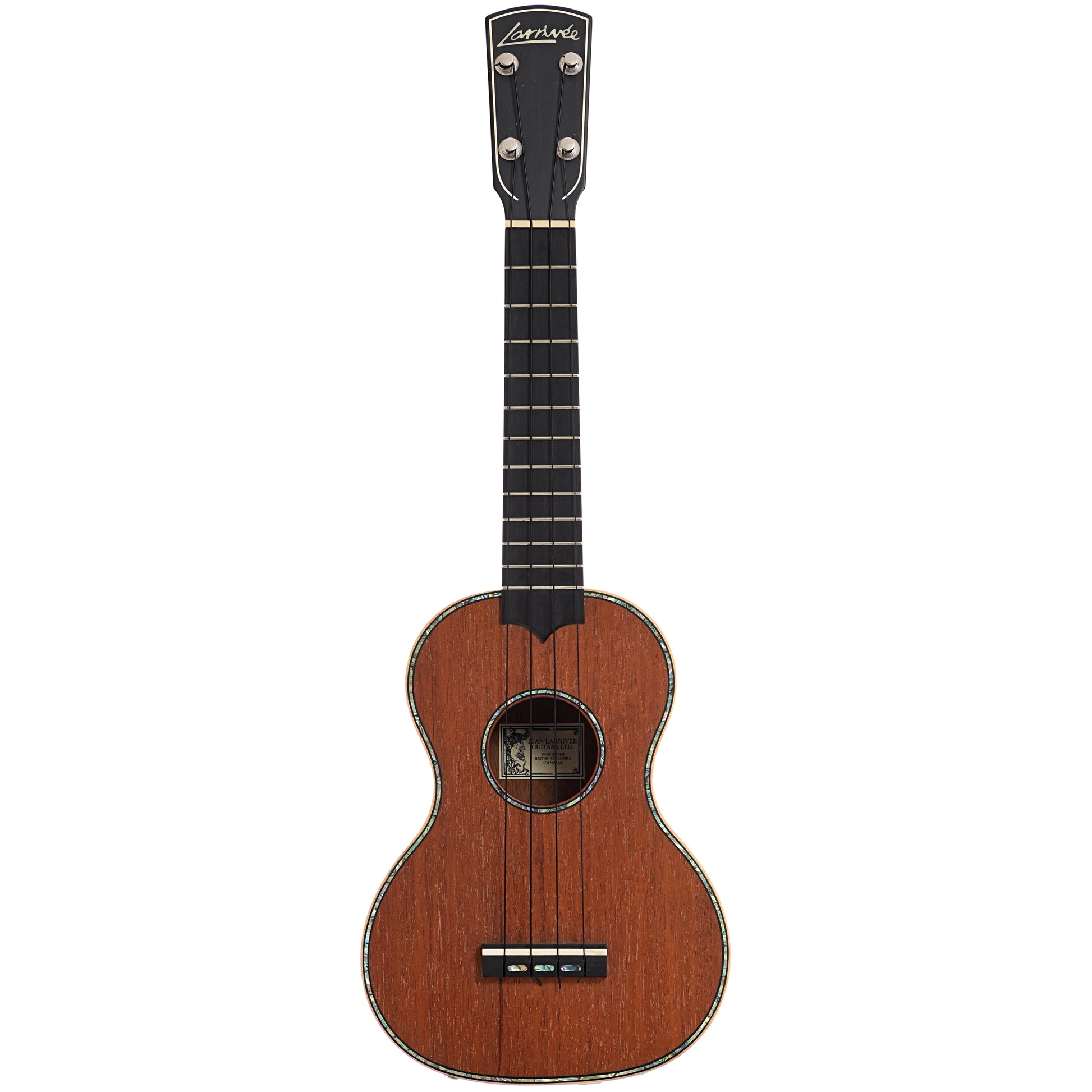 Full front of Larrivee Model US10-MH Soprano Ukulele (c.1996-97)