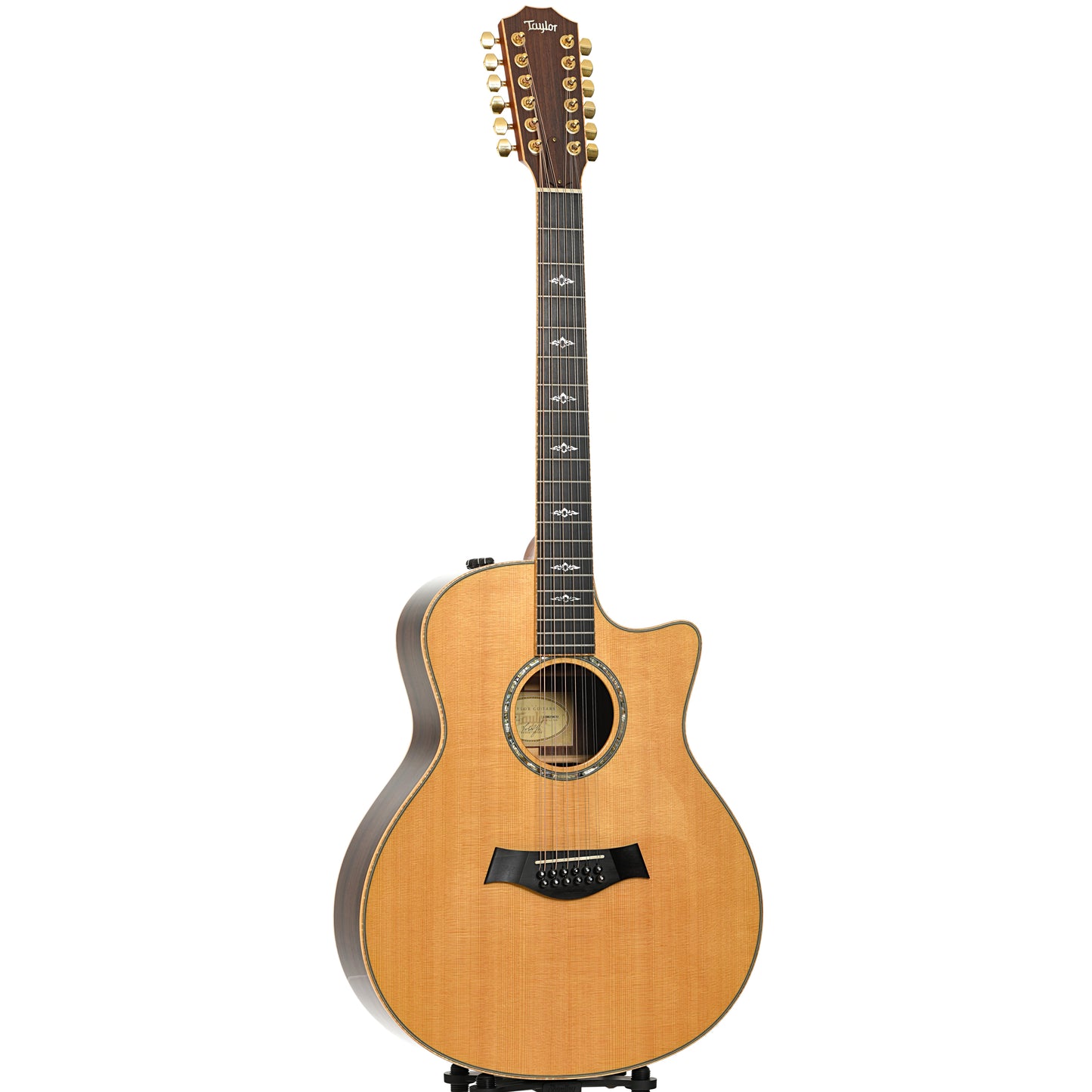 Full front and side of Taylor 856ce 12-String Acoustic Guitar (2010)