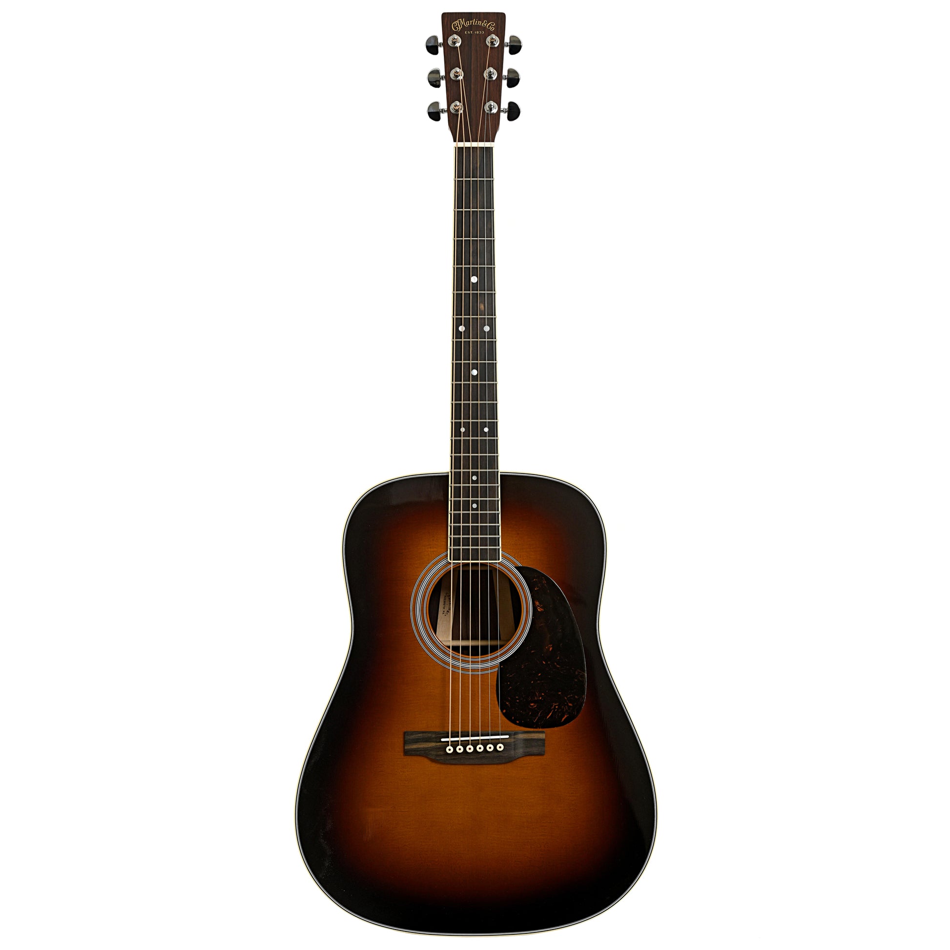 Full front of Martin D-35 Sunburst Guitar