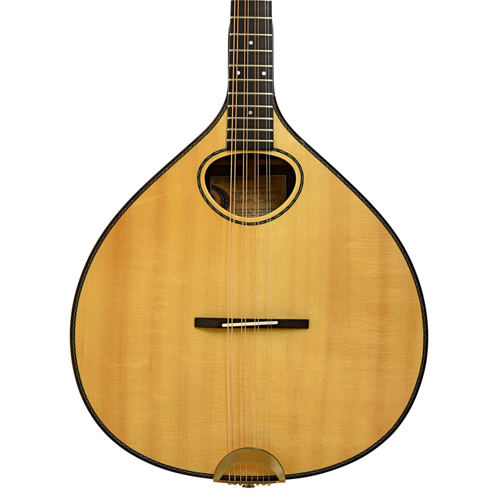 Front of Stefan Sobell Octave Mandolin 