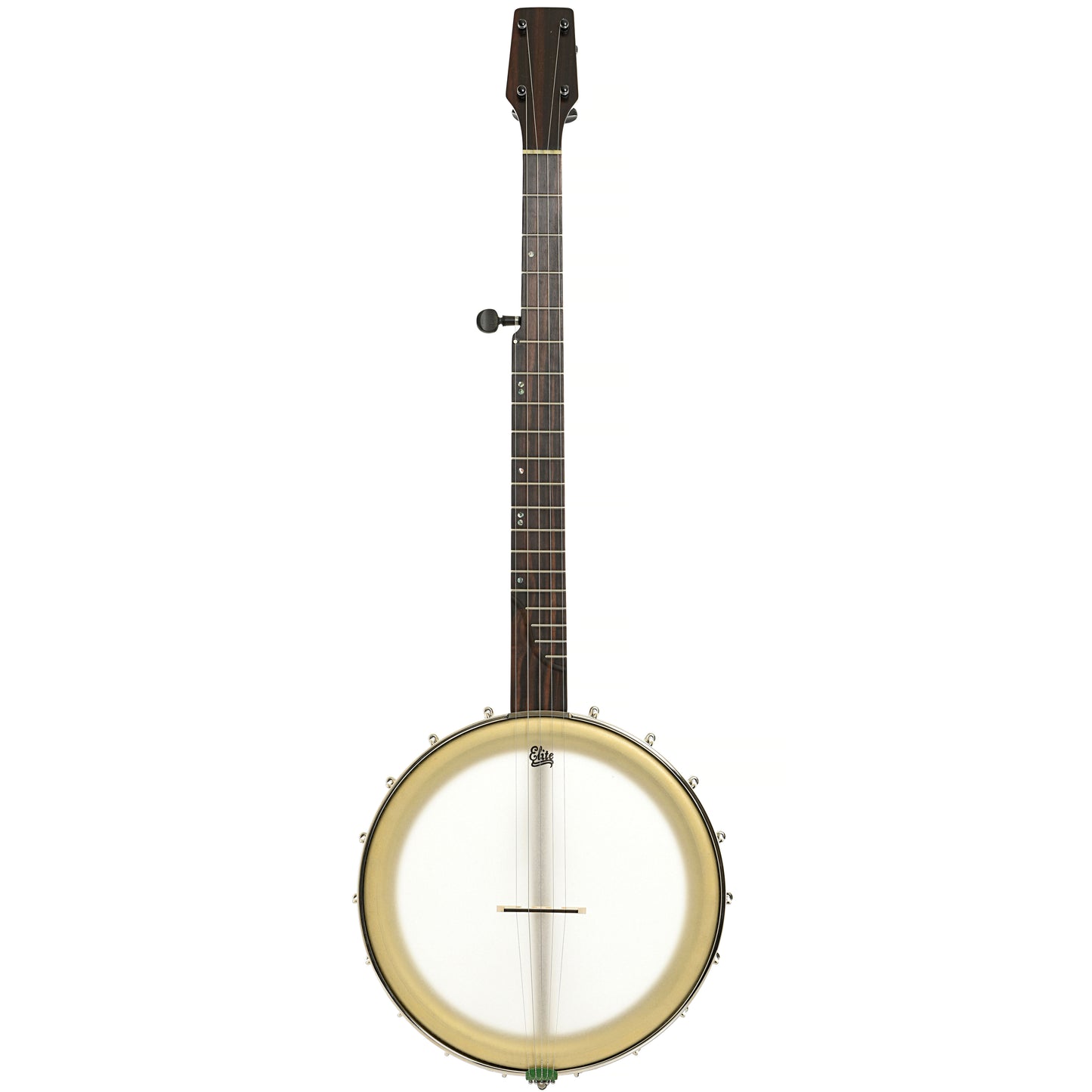 Full front of Chuck Lee Cottonwood Openback Banjo #862, 12" Rim, Dobson Tone Ring