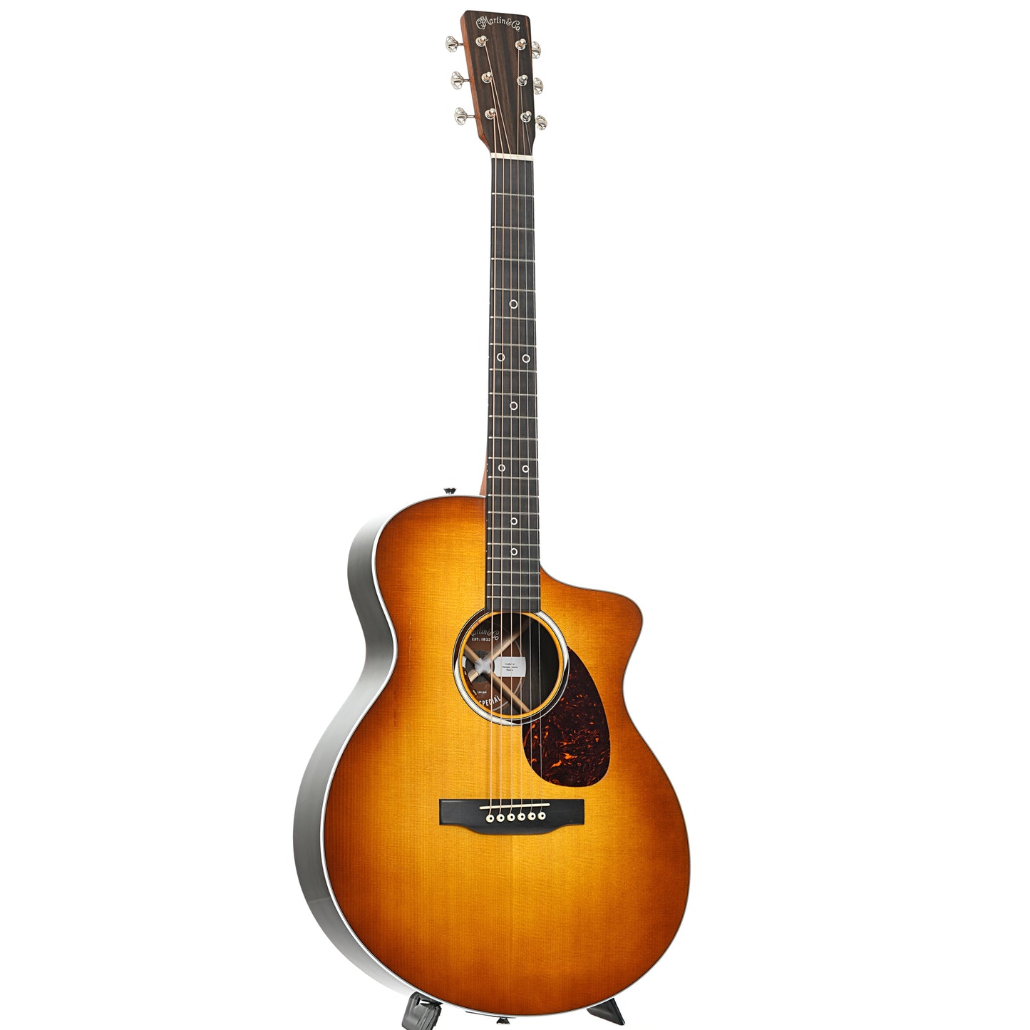 Full front and side of Martin SC-13E Sunburst