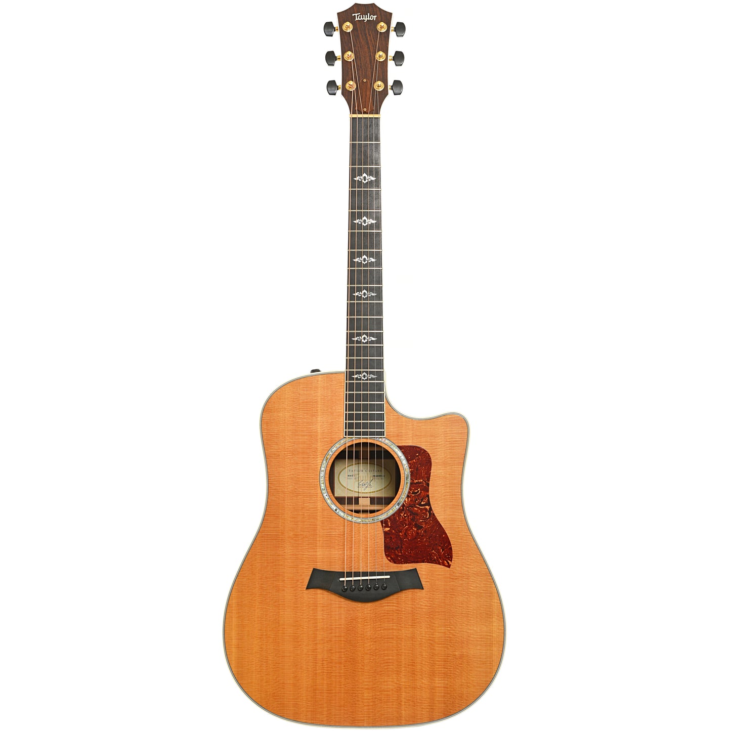 Full front of Taylor 810-CE Acoustic-Electric Guitar (2004)