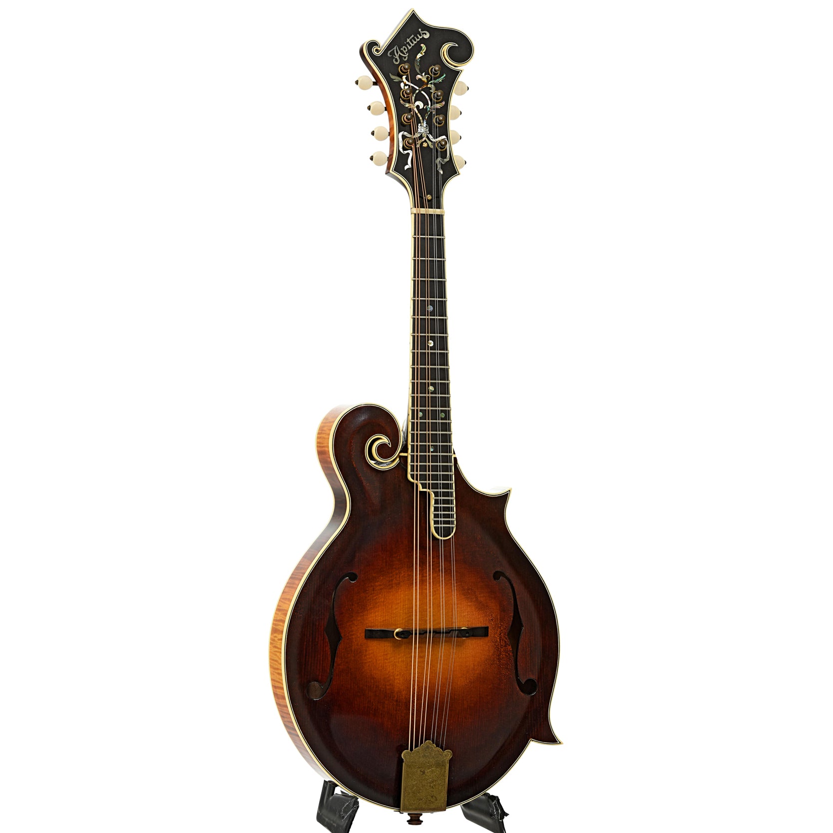 Full front and side of Apitius F5 Classic Mandolin 