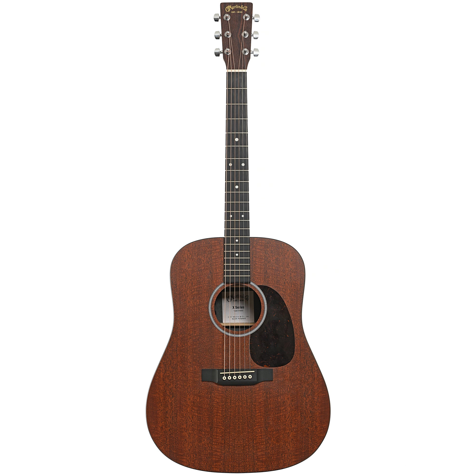 Full front of Martin D-X1 X-Series Acoustic Guitar (2022)