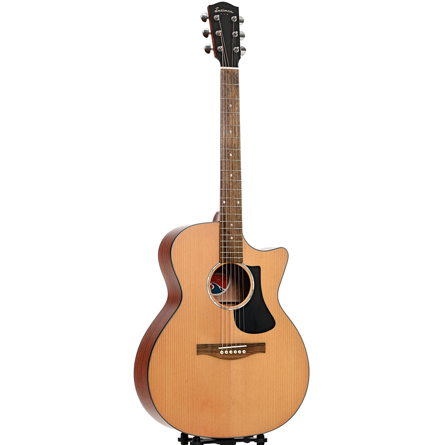 Full front and side of Eastman PCH1-GACE "Pacific Coast Highway", Natural Finish