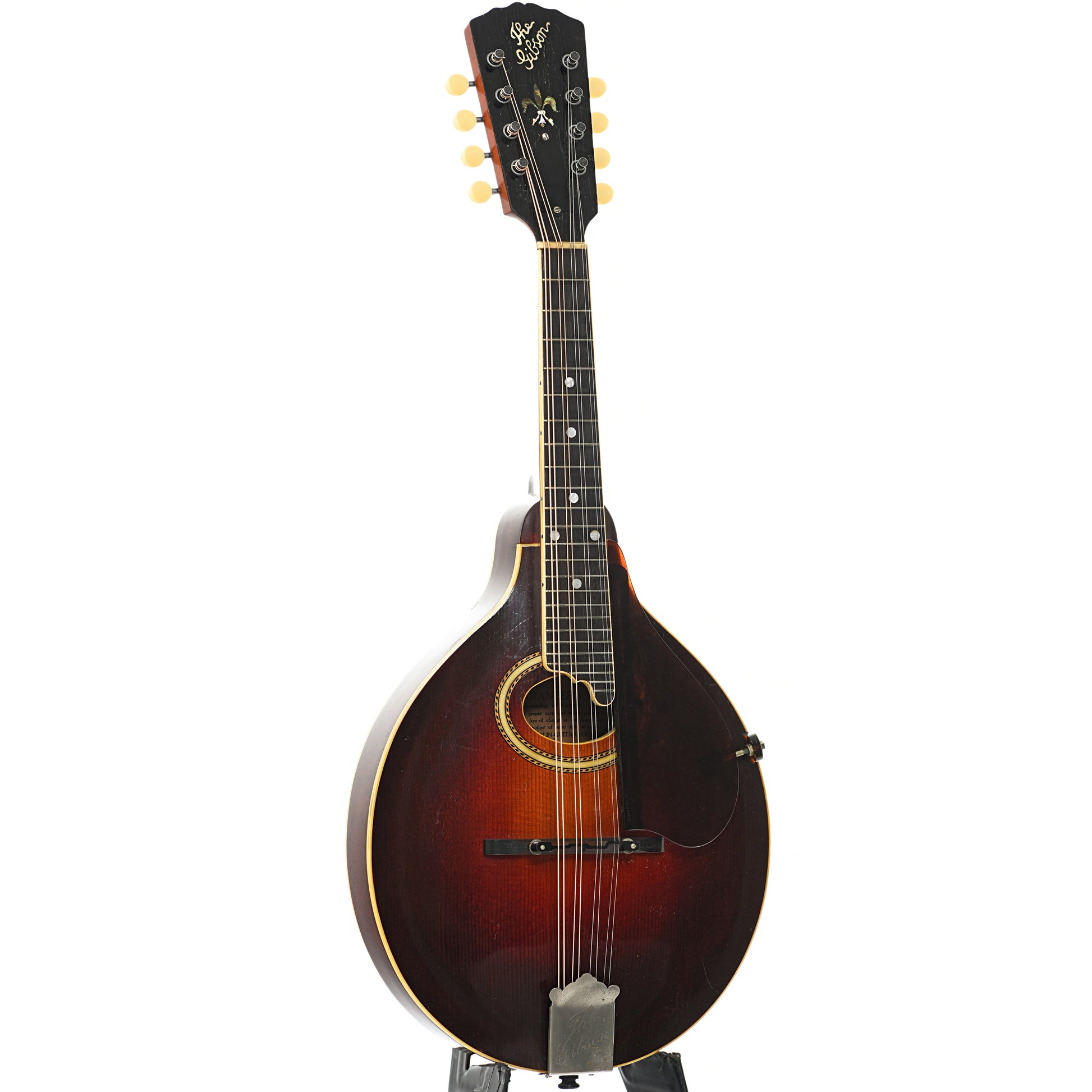 Full front and side of Gibson A-4 Mandolin (1923)