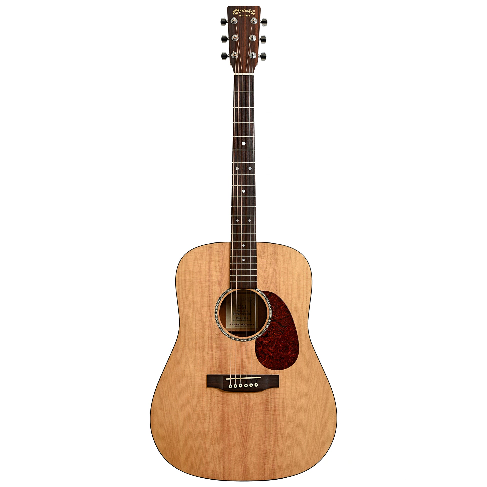 Full front of Martin DM Acoustic Guitar 