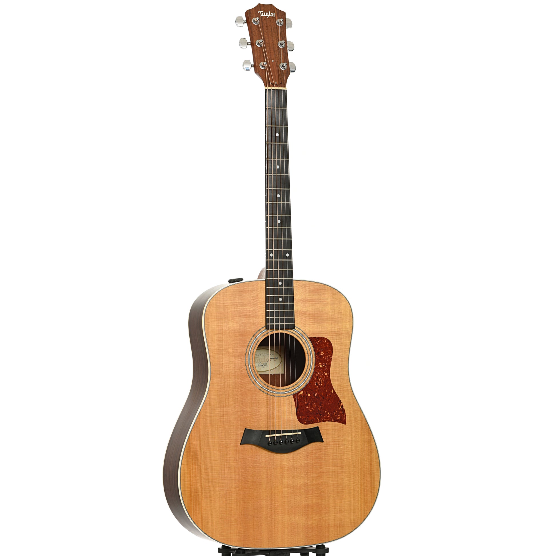 Full front and side of Taylor 210e Acoustic-Electric Guitar (2009)