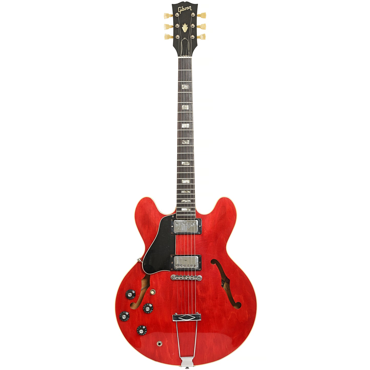 Full front of Gibson ES-335TD LH  Hollowbody Electric Guitar (1974)