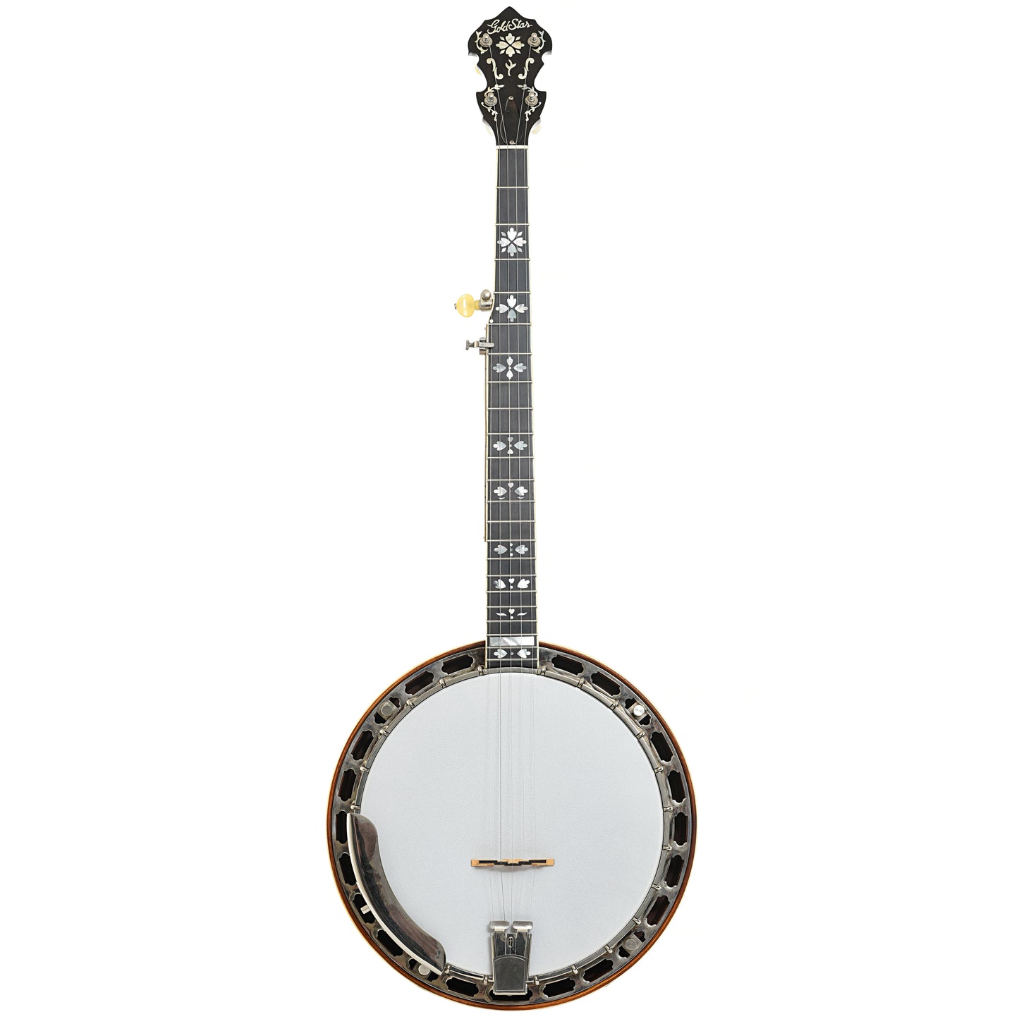 Full front of Gold Star GF100HF Banjo