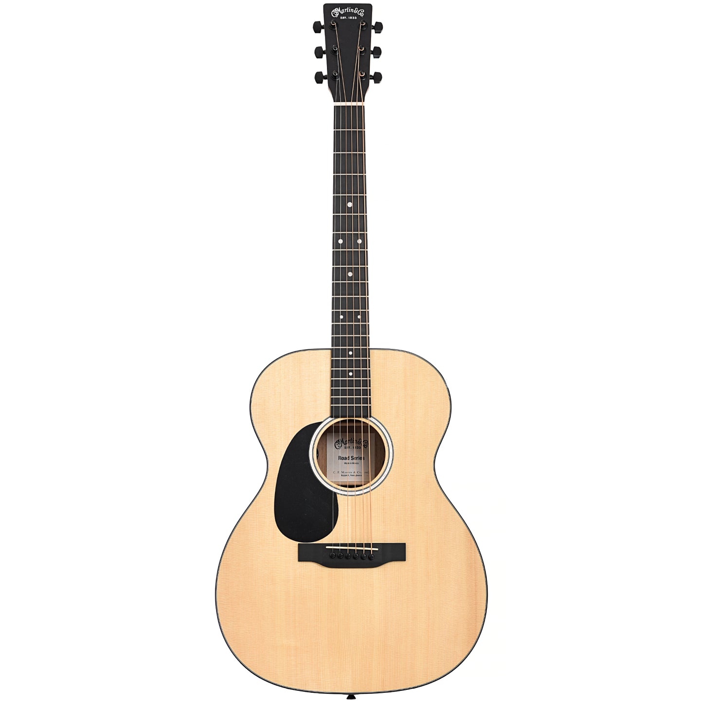 Full front of Martin 000-12EL Koa Lefthanded