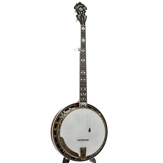 Full front and side of Gibson Earl Scruggs Standard Resonator Banjo 