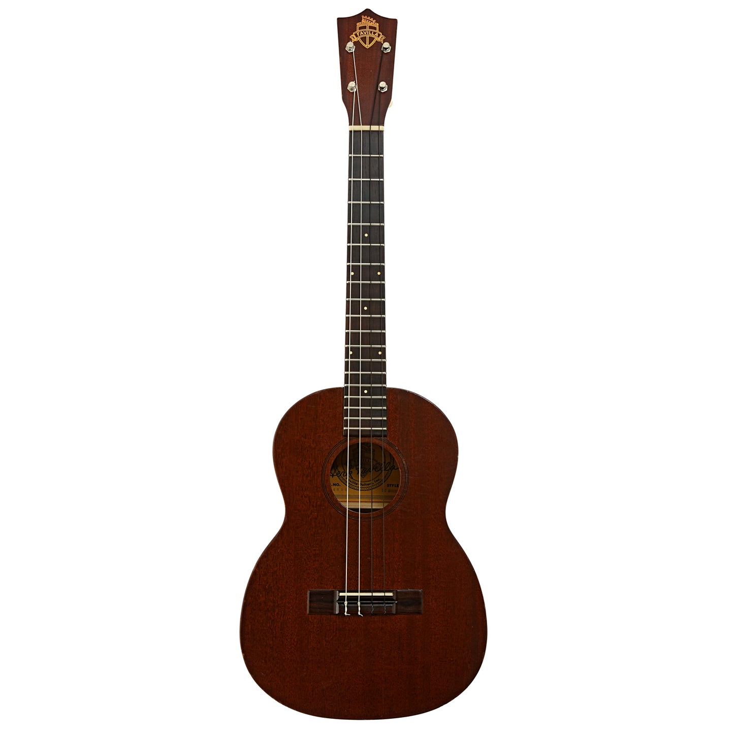 Full front of Favilla B-2 Baritone Ukulele 