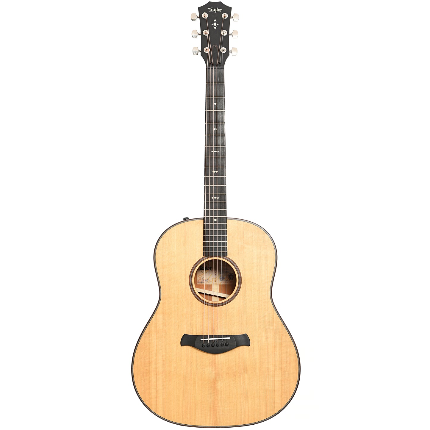 Full front of Taylor Builder's Edition 517e Acoustic Guitar