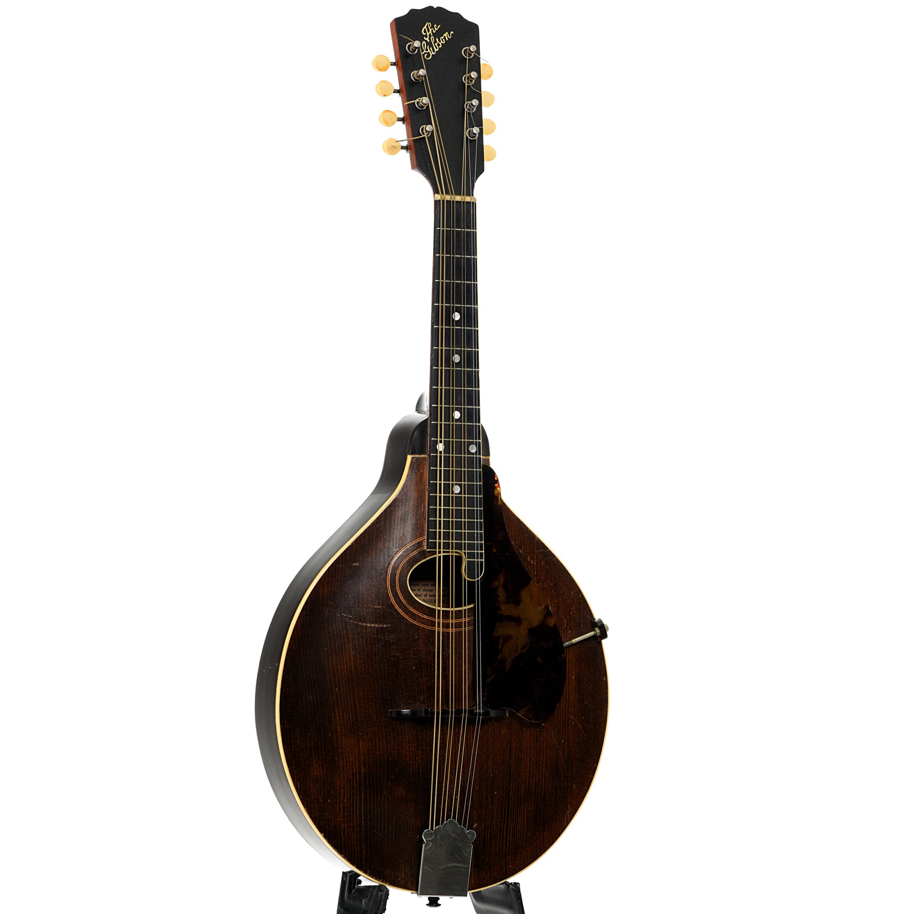 Front and side of Giibson H-1 Mandola 
