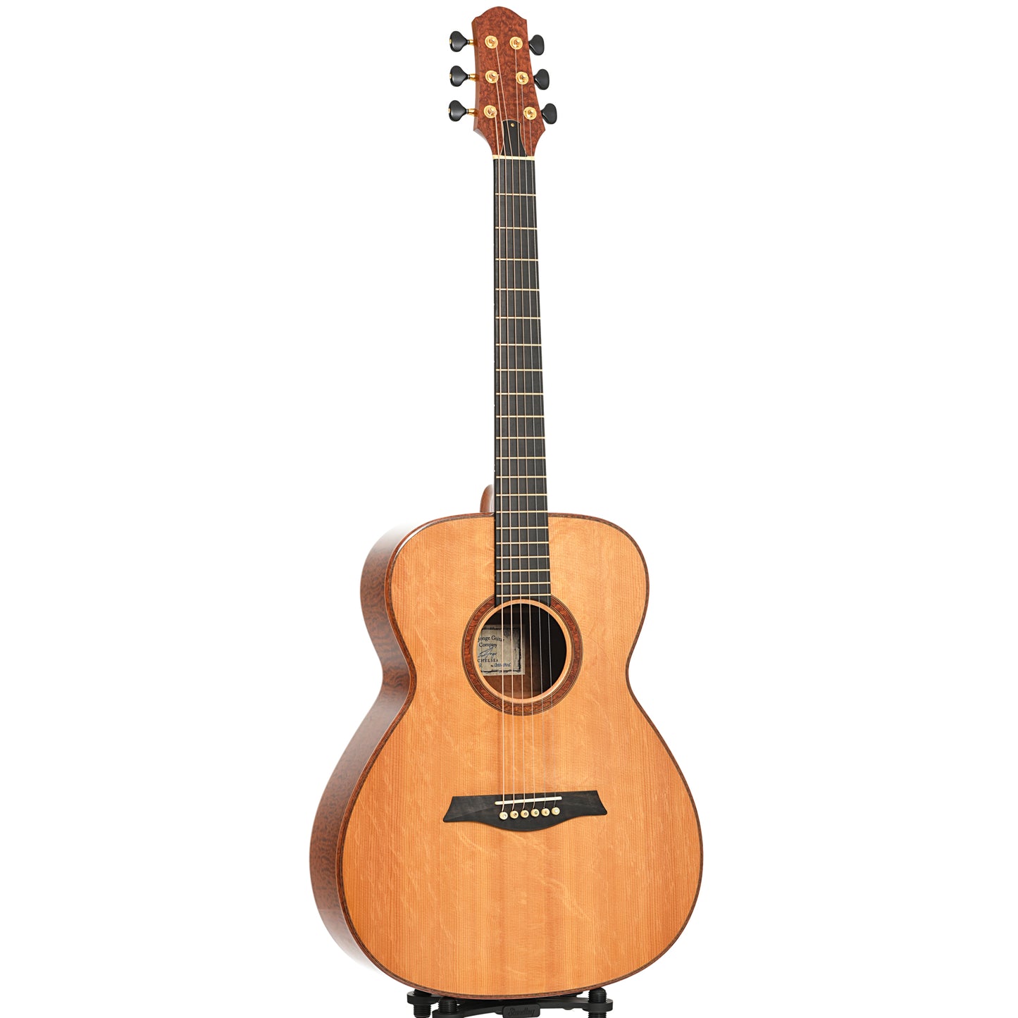 Full front and side of Sergei de Jonge 000-Size Acoustic Guitar (2009)