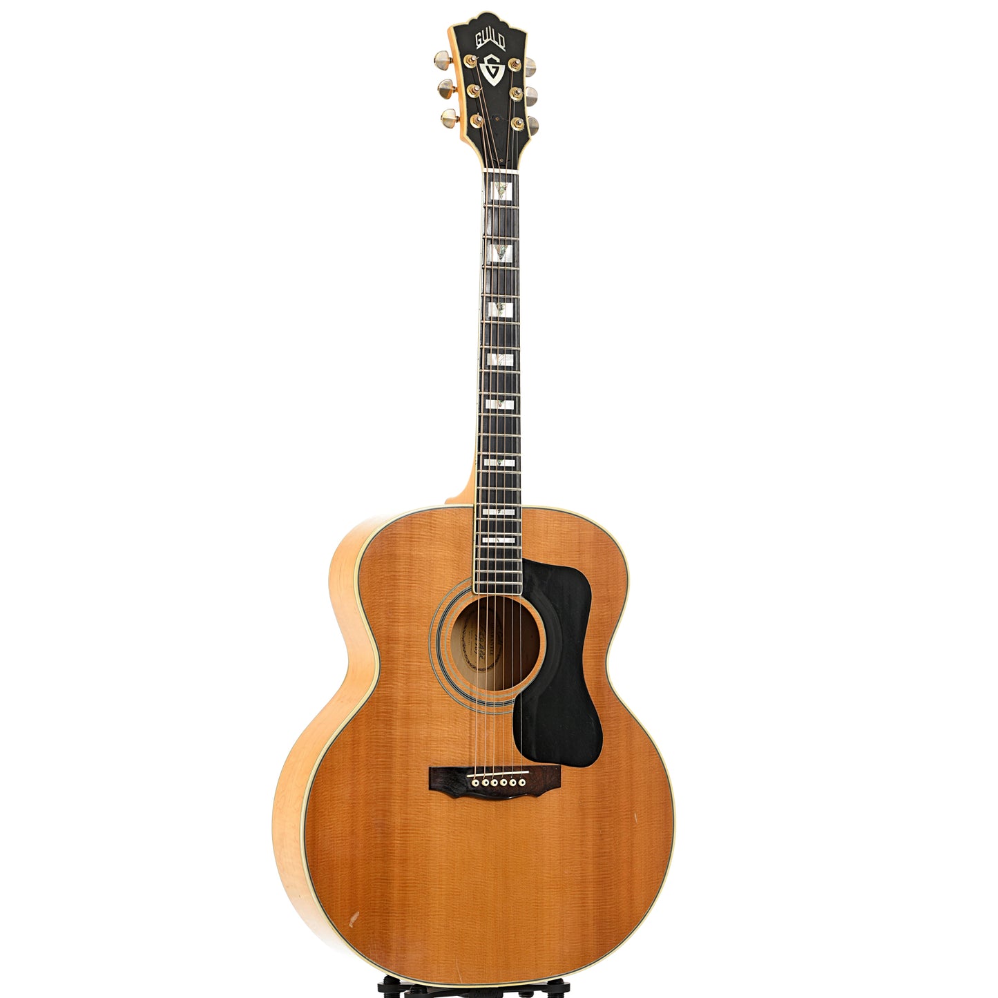 Full front and side of Guild F-50 Acoustic Guitar