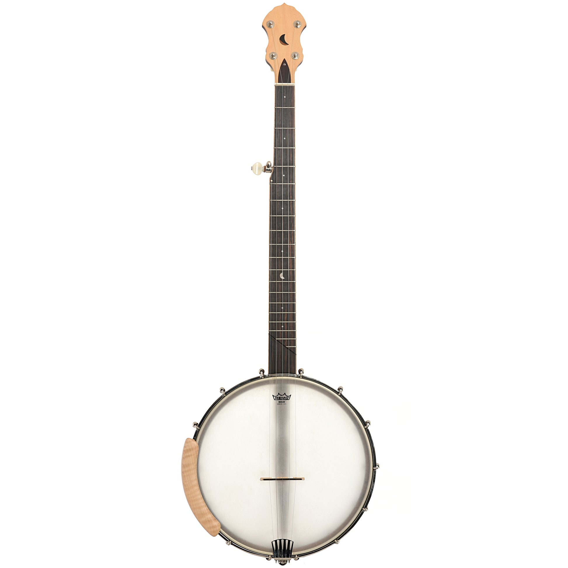 Full front of Gold Tone High Moon HM-100 Open Back Banjo