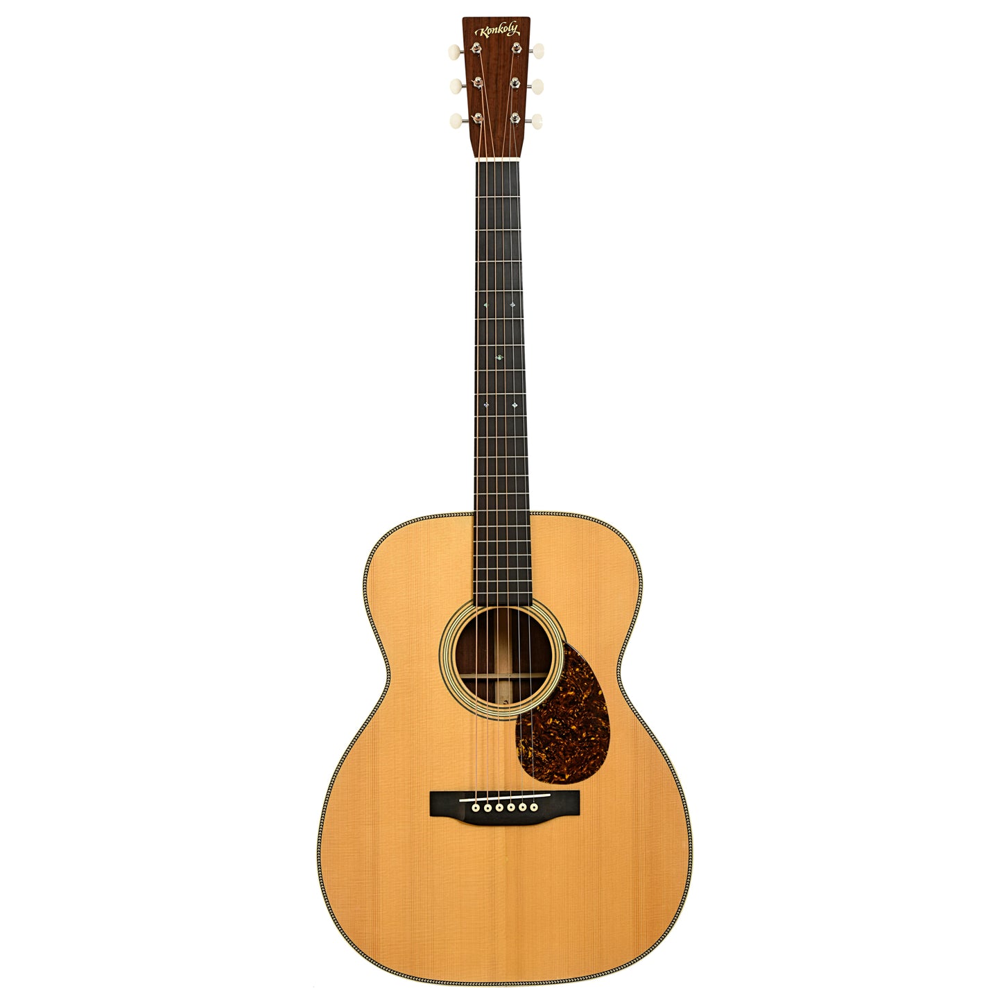 Full front of Konkoly KOM-28 Acoustic Guitar