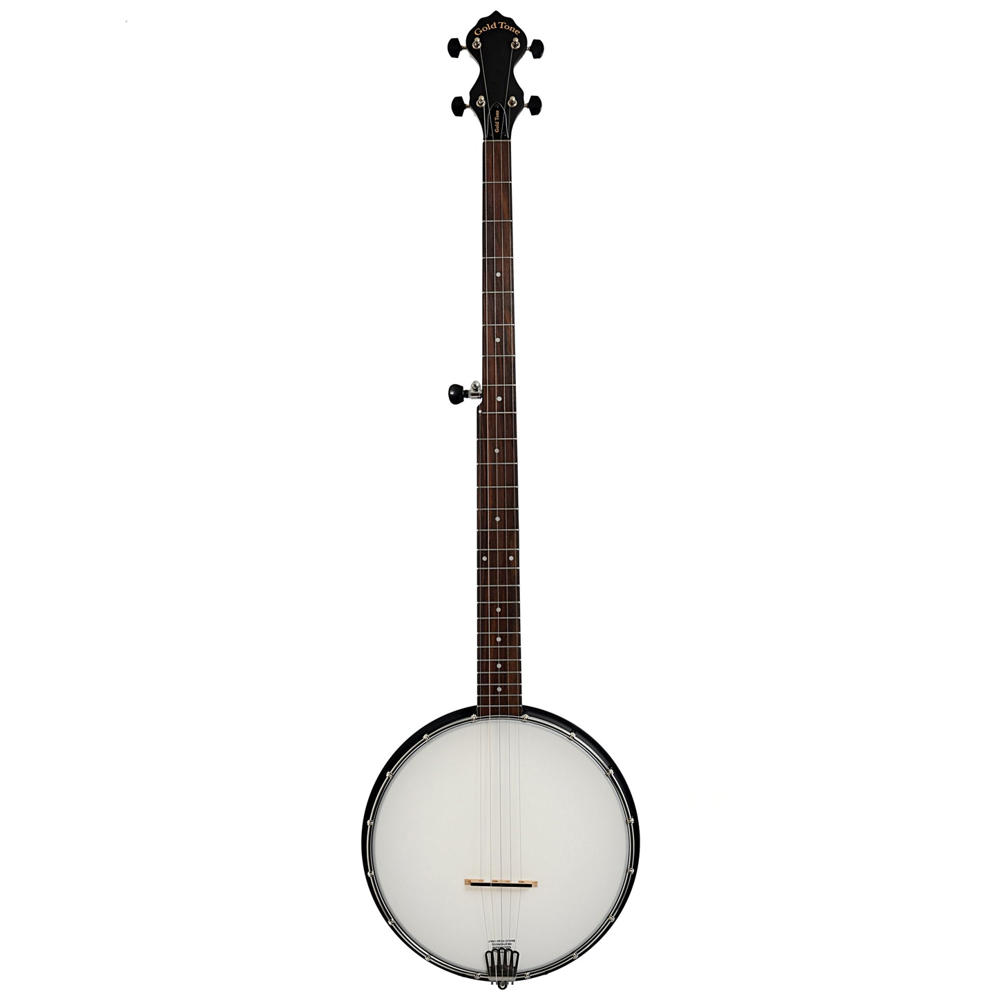 Full front of Gold Tone AC-1LN Long Neck Openback Banjo