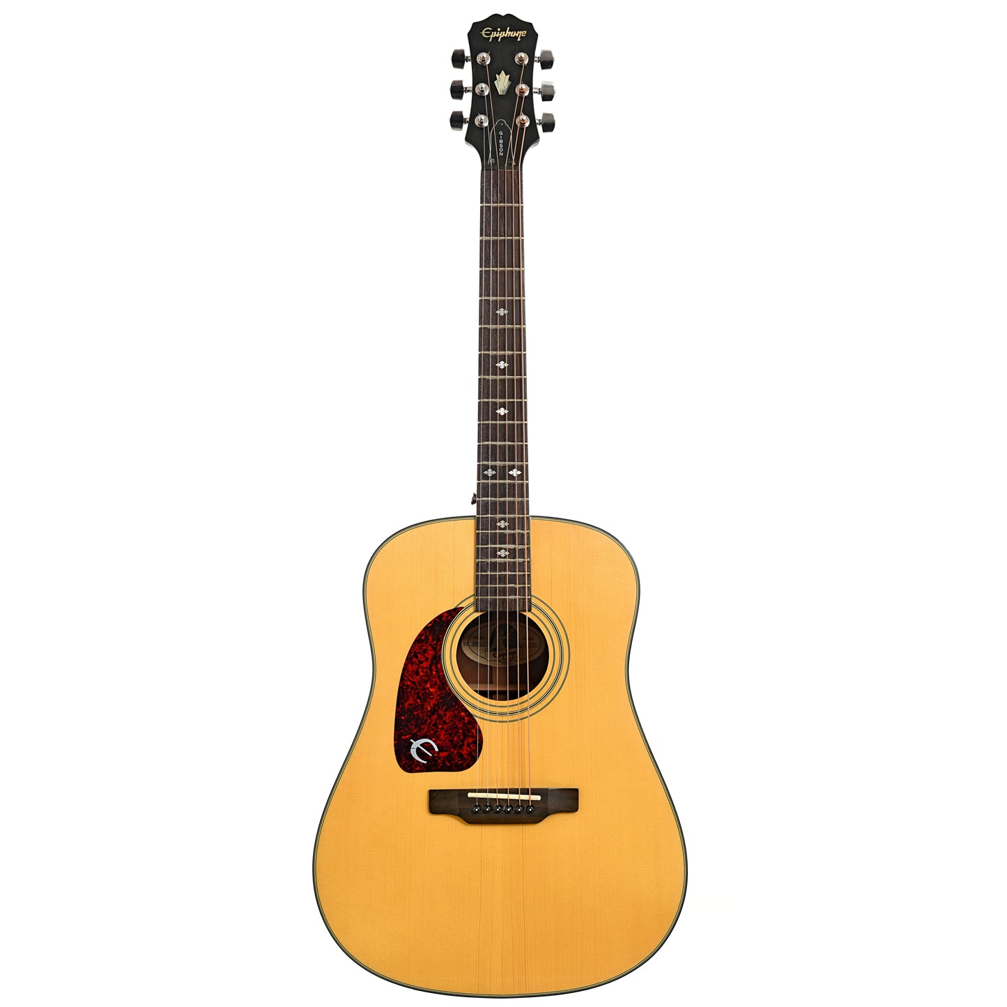 Full front of Epiphone PR-350S/ LH Acoustic Guitar