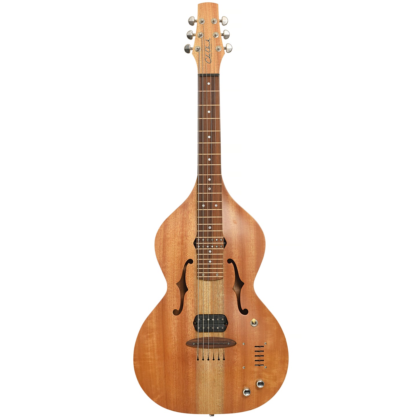 Full front of Cole Clark VL2P Violap Hawaiian Guitar (2010)