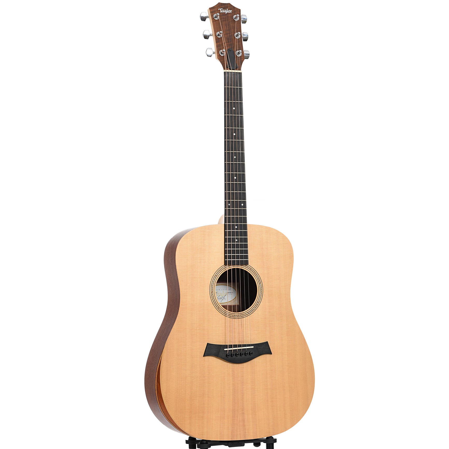 Full front and side of Taylor Academy 10 Acoustic Guitar (2021)