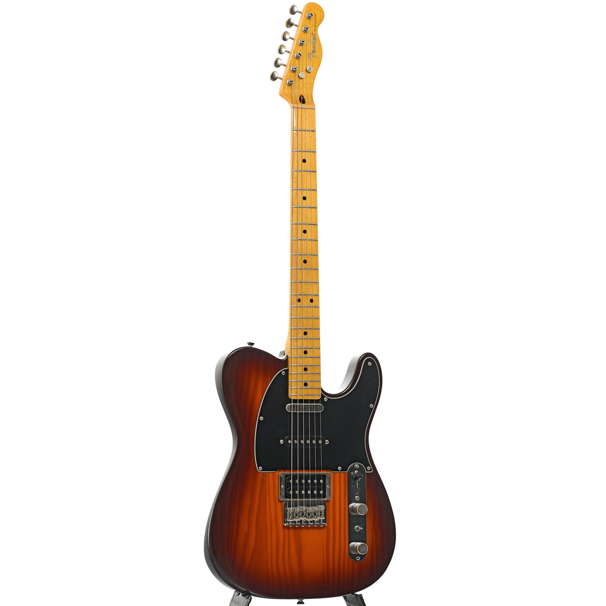 Full front and side of Fender Modern Player Telecaster Plus Electric Guitar