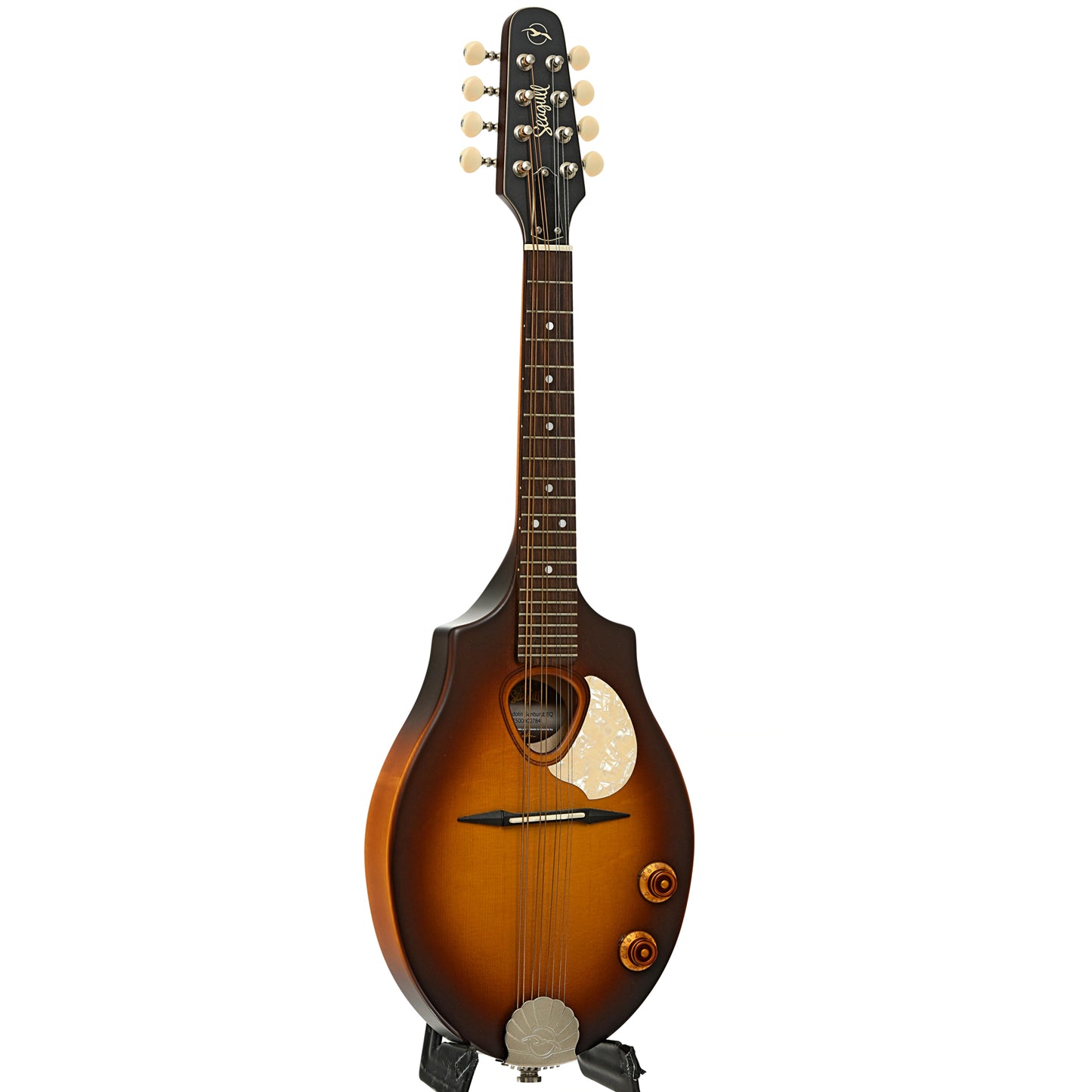 Full front and side of Seagull S8 Mandolin