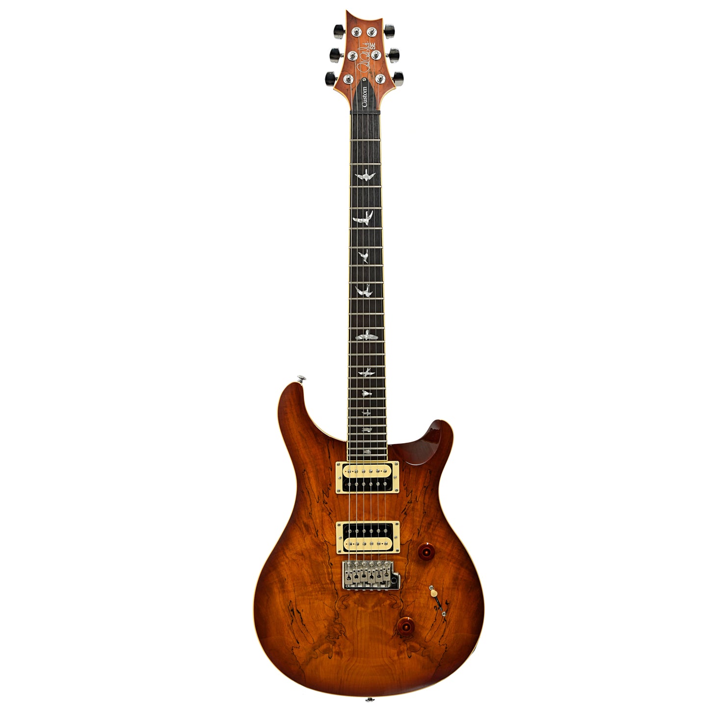 Full front of PRS  SE Custom 24 Exotic Electric Guitar 