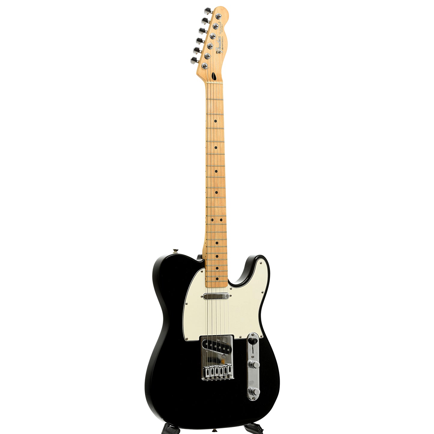 Full front and side of Fender Telecaster Standard Electric Guitar