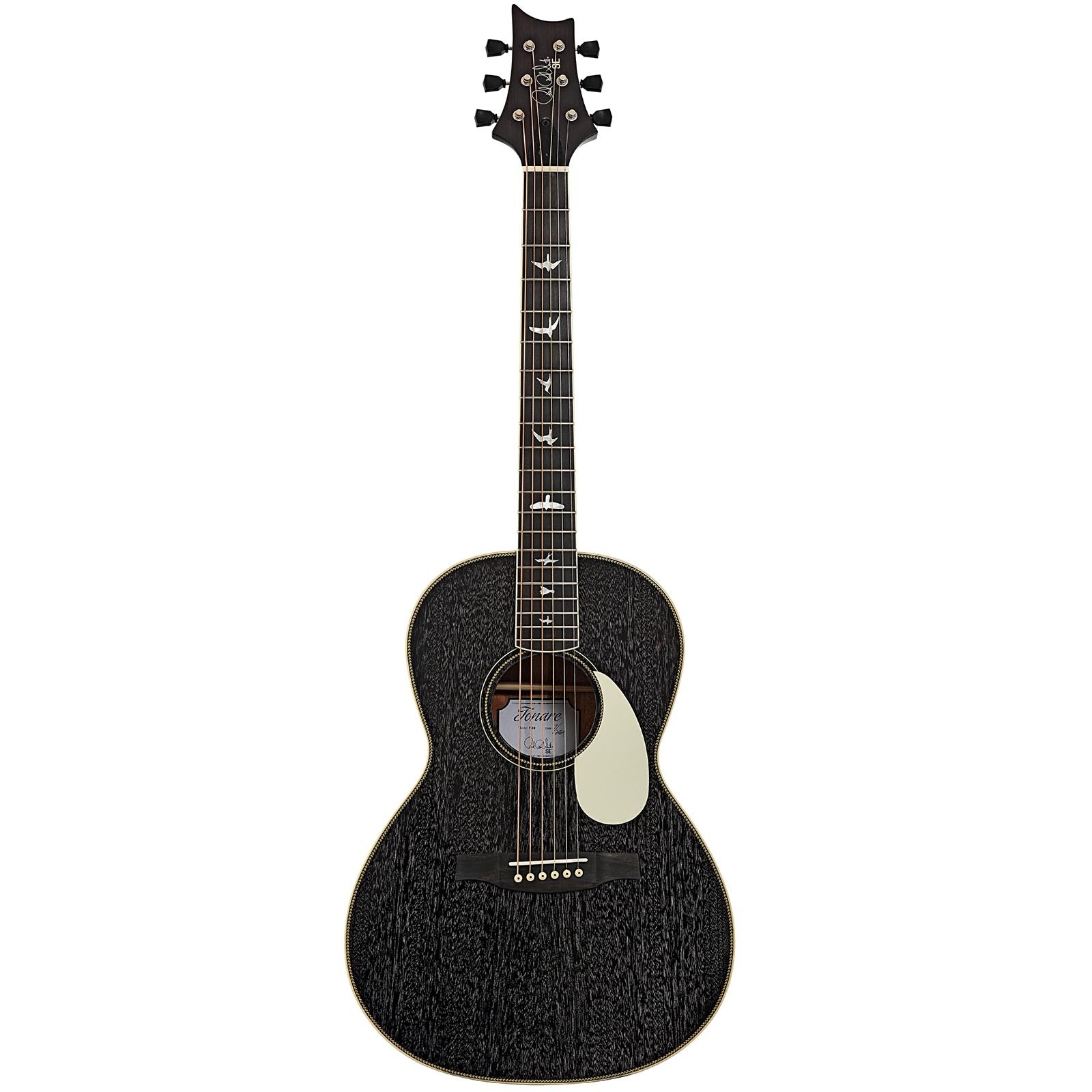 Full Front of PRS SE B-Stock P20E Parlor Acoustic-Electric Guitar, Doghair (Gloss Top)