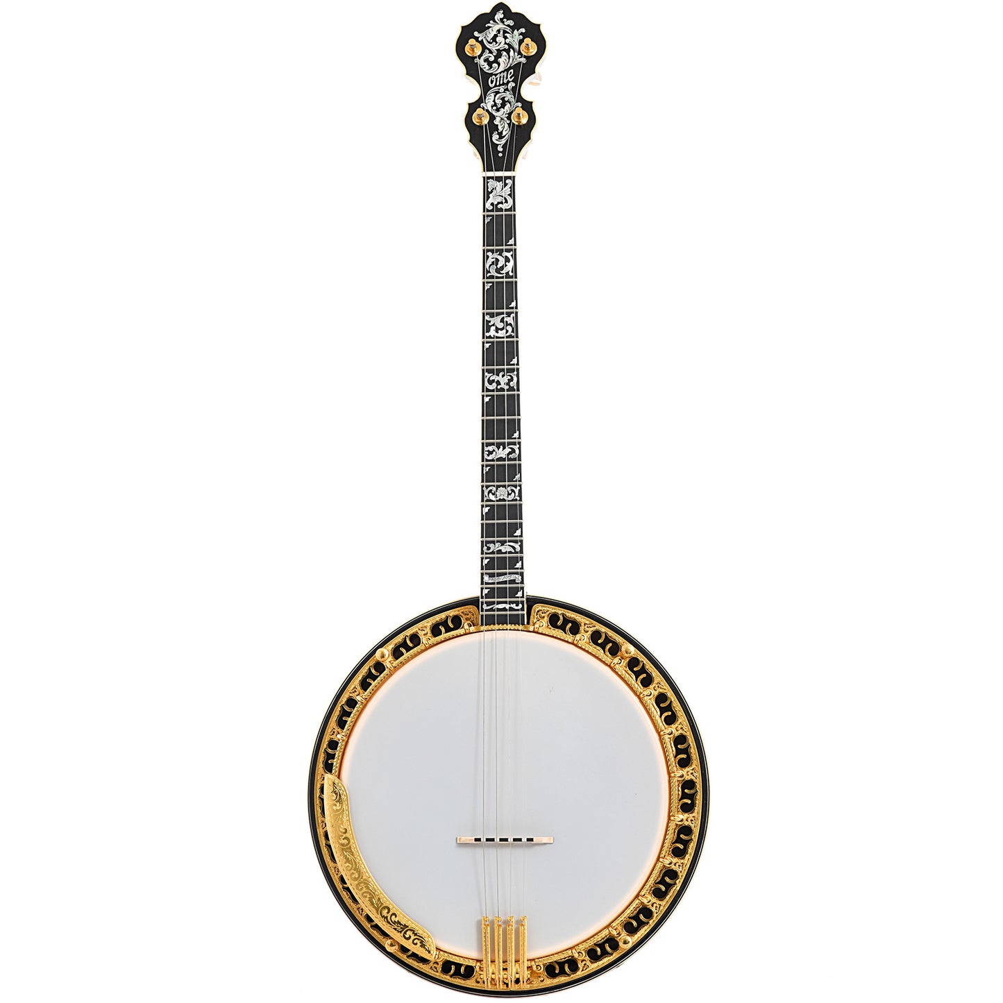 Full front of Ome Grand Artist Standard Jazz Tenor Banjo (2005)