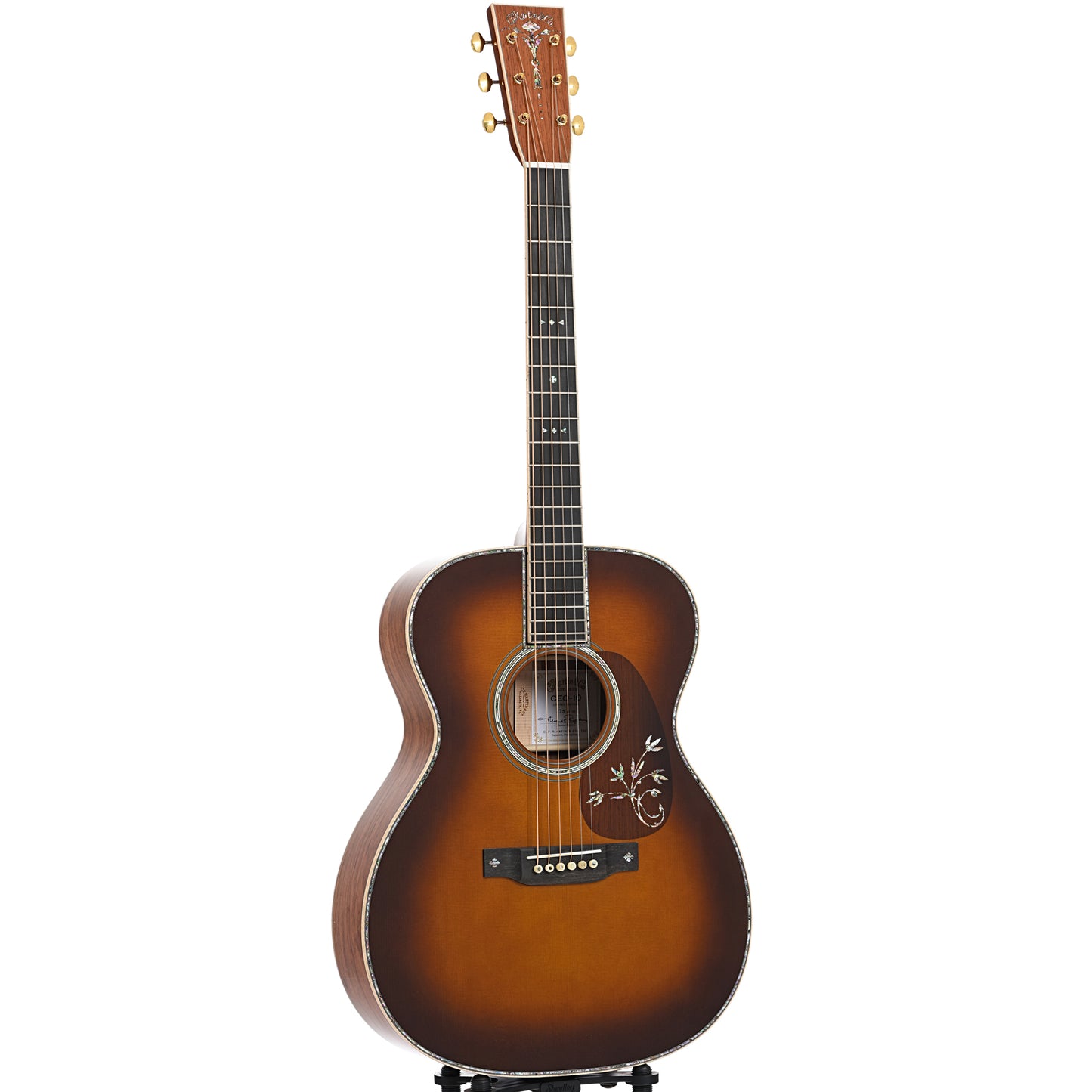 Full front and side of Martin CEO-10 Acoustic Guitar