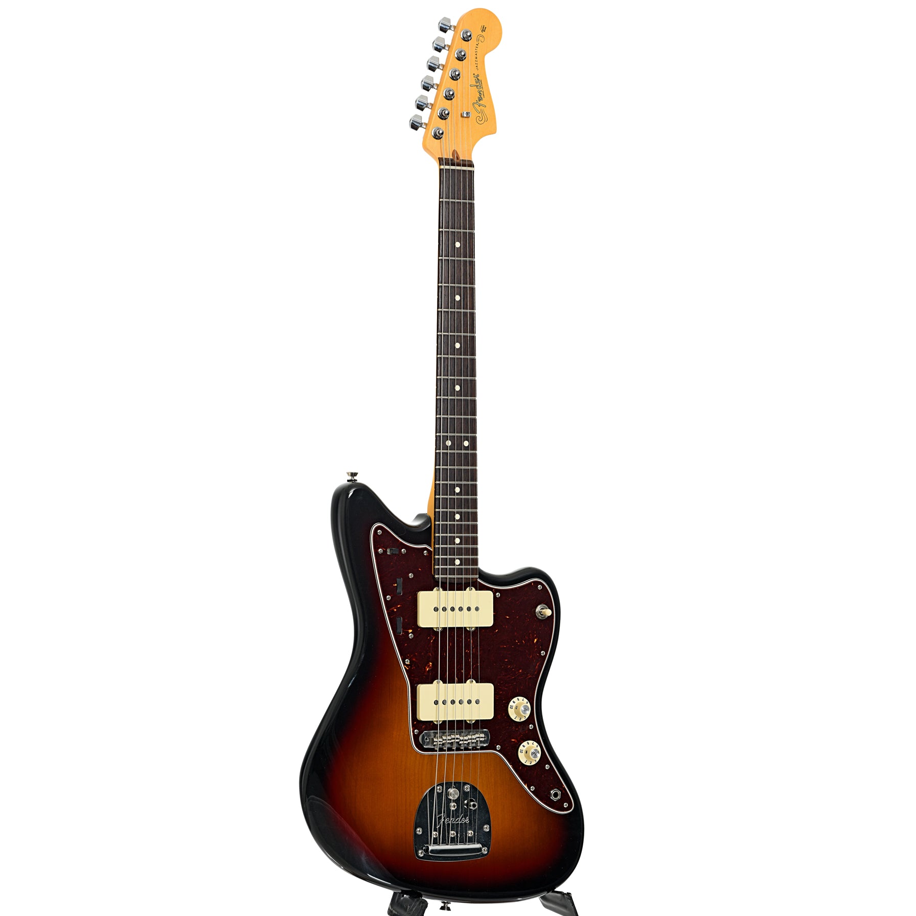 Full front and side of Fender Professional II Jazzmaster Electric Guitar 