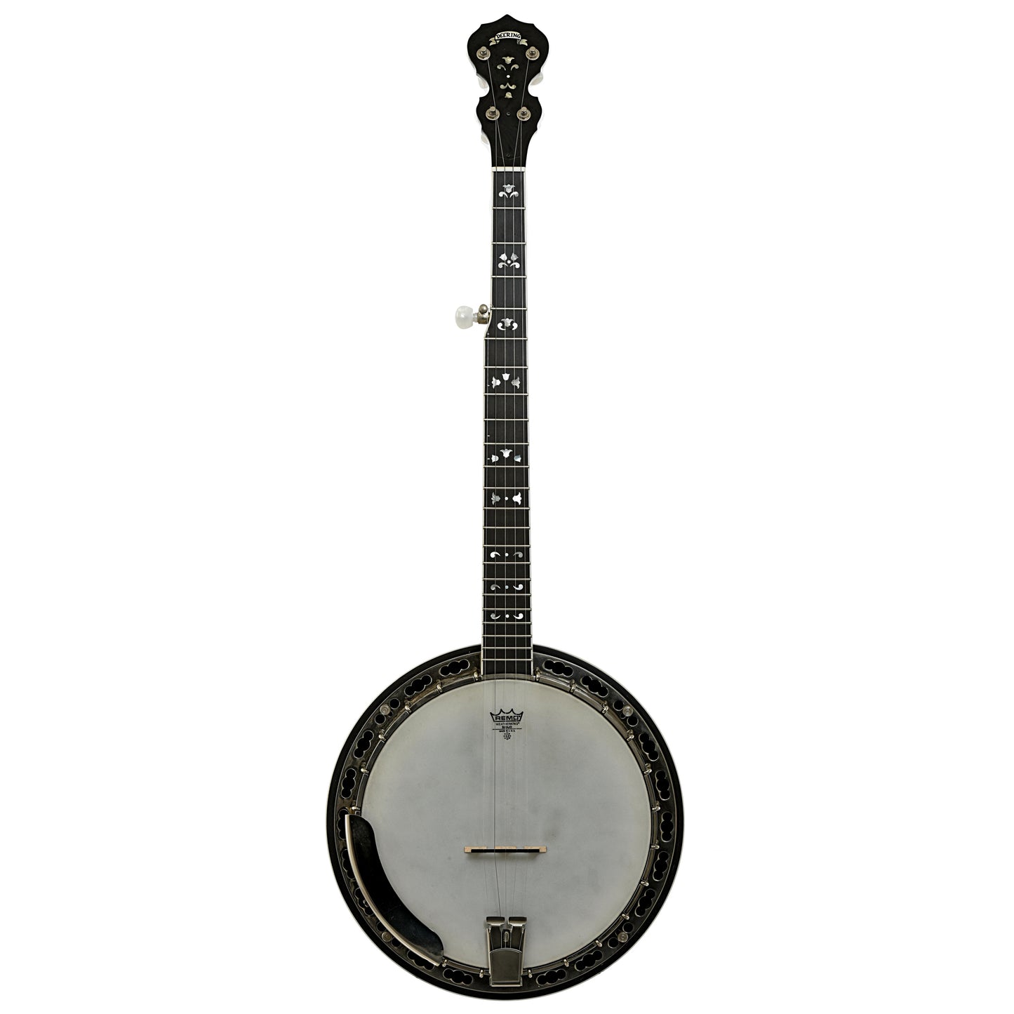 Full front of Deering Maple Blossom Resonator Banjo