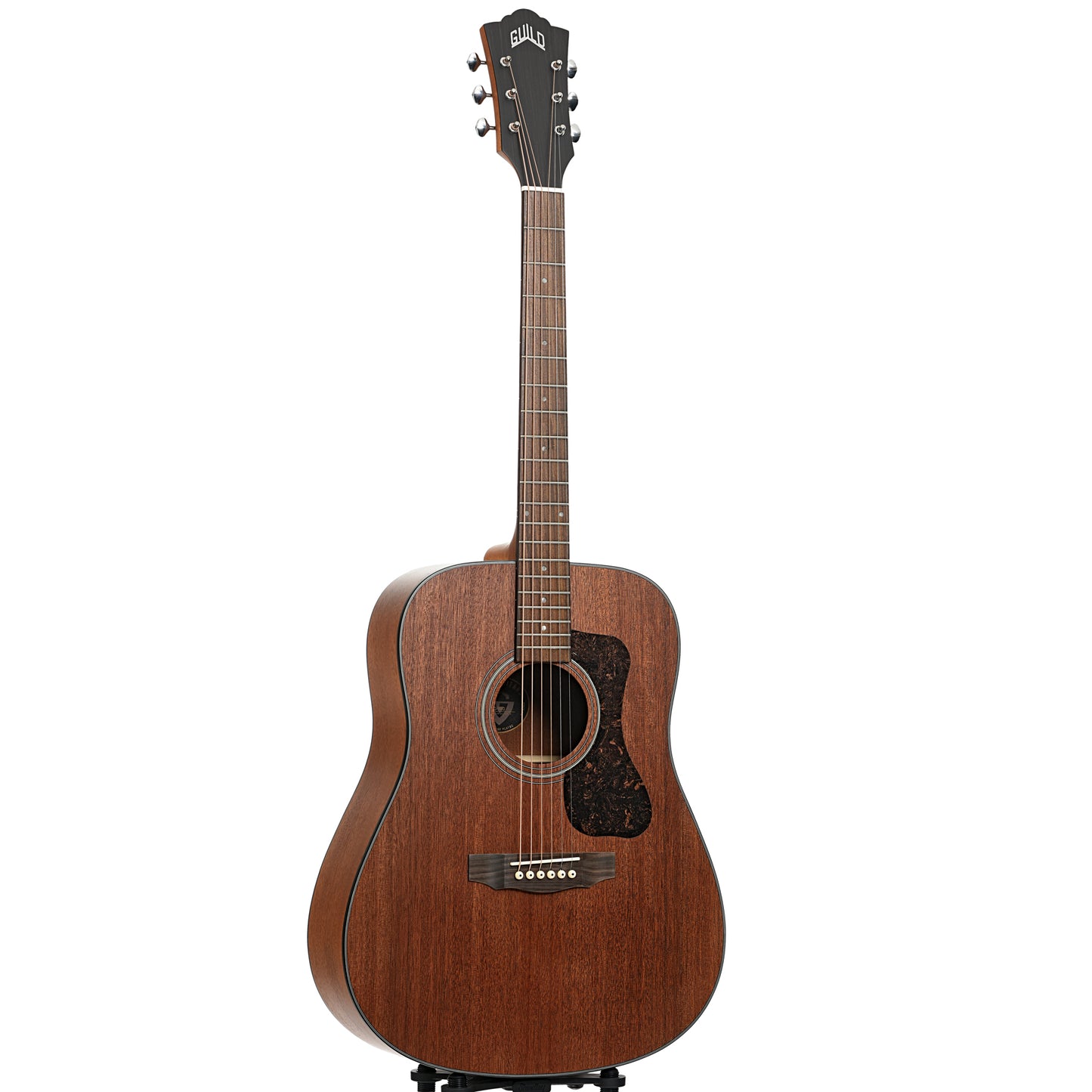 Full front and side of Guild 300 Series D-320 Acoustic Guitar