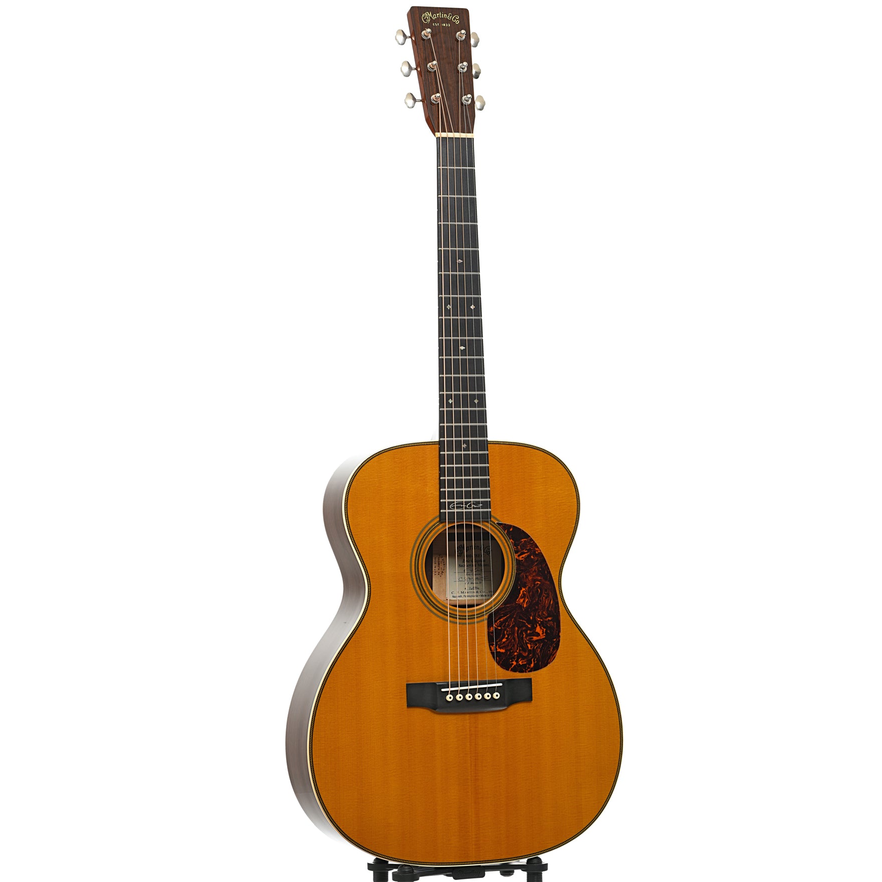 Full front and side of Martin 000-28EC Eric Clapton Model