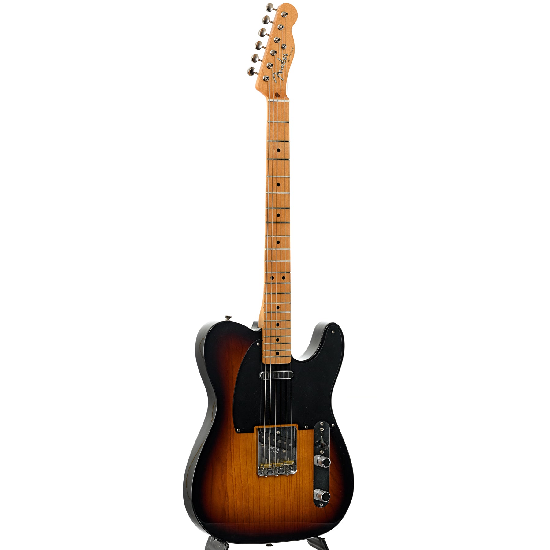 Full front and side of Fender Classic Player Baja Telecaster Electric Guitar (2018)