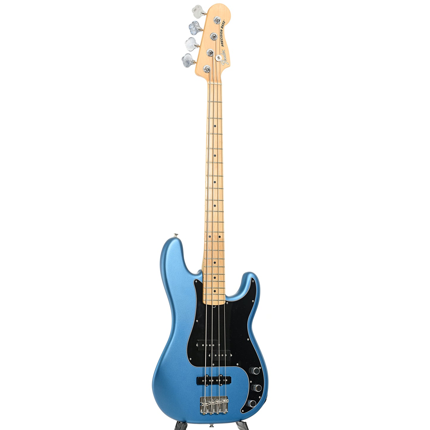 Full front and side of Fender American Performer Precision Electric Bass