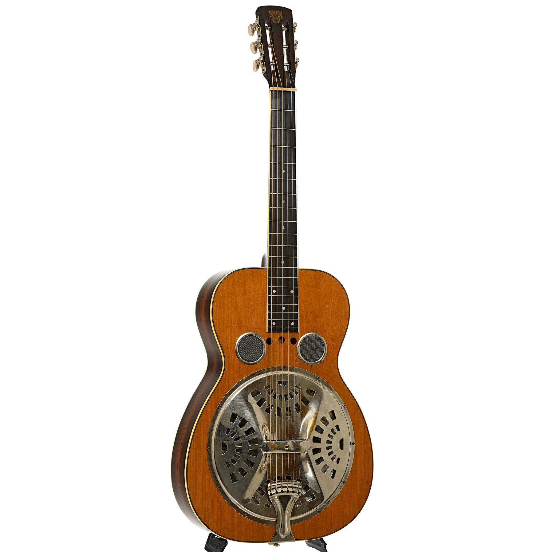 Full front and side of Dobro Model 45 Resonator Guitar 