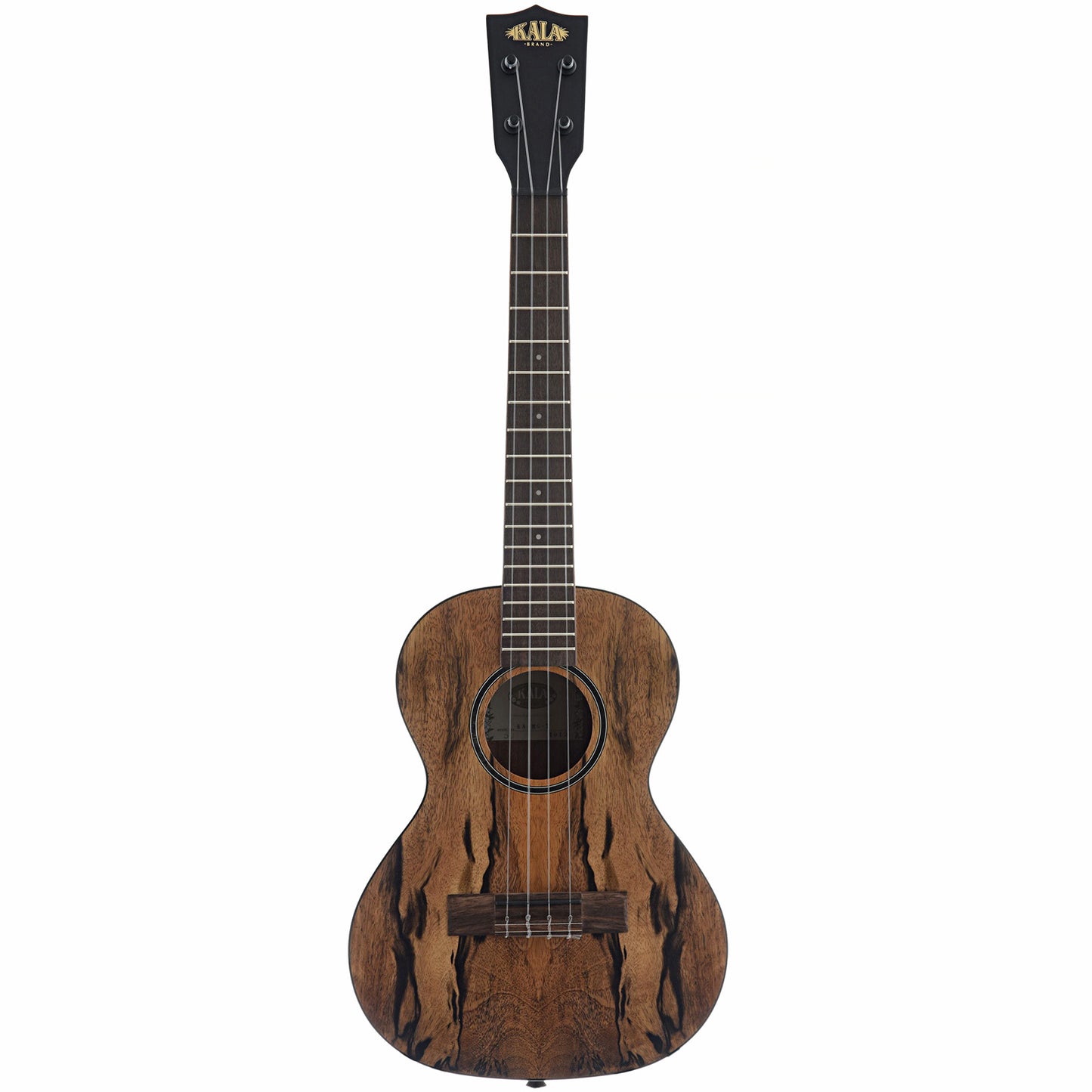 Full front of Kala Satin Spalted Mango Tenor Ukulele